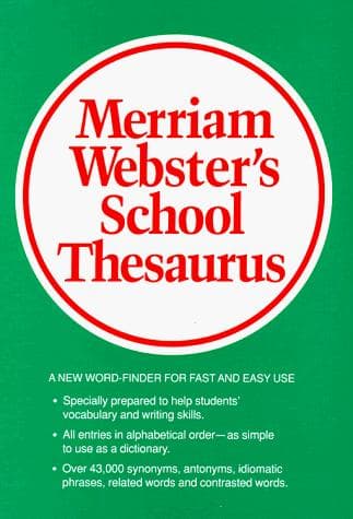 Merriam Webster S School Thesaurus - Thumbnail 6
