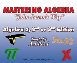 Saxon Advanced Mathematics: Trigonometry & Pre Calculus 2nd Ed Dvds By Art Reed - Thumbnail 2
