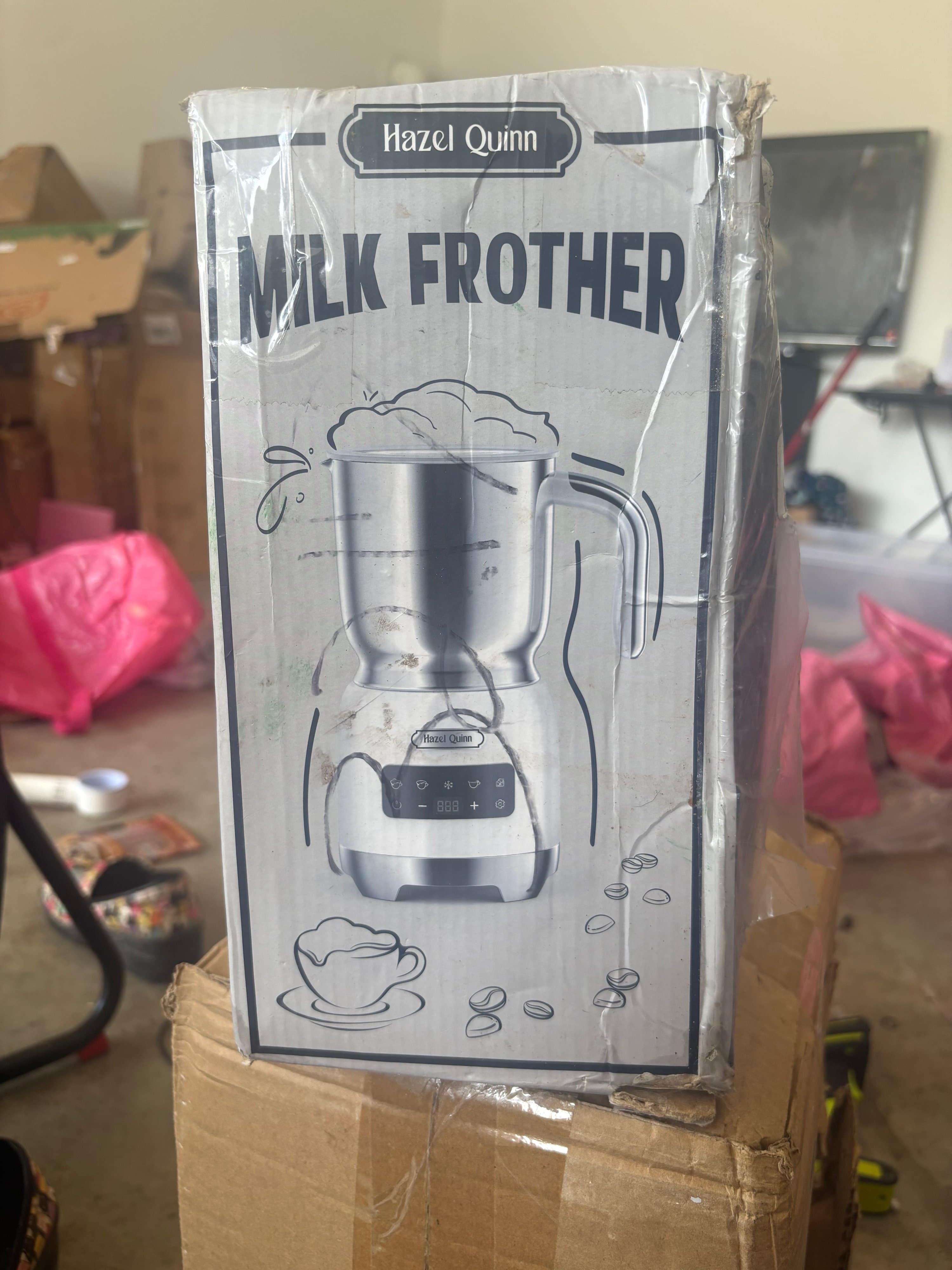 Hazel Quinn Milk Frother with Digital Display