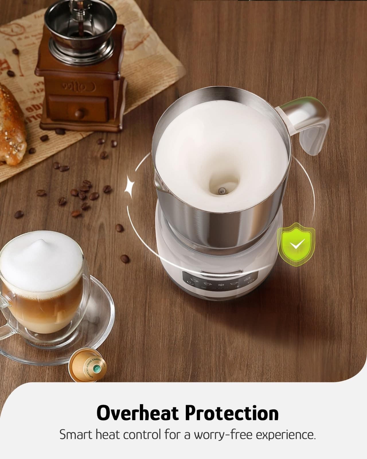 Hazel Quinn Milk Frother with Digital Display - Thumbnail 12