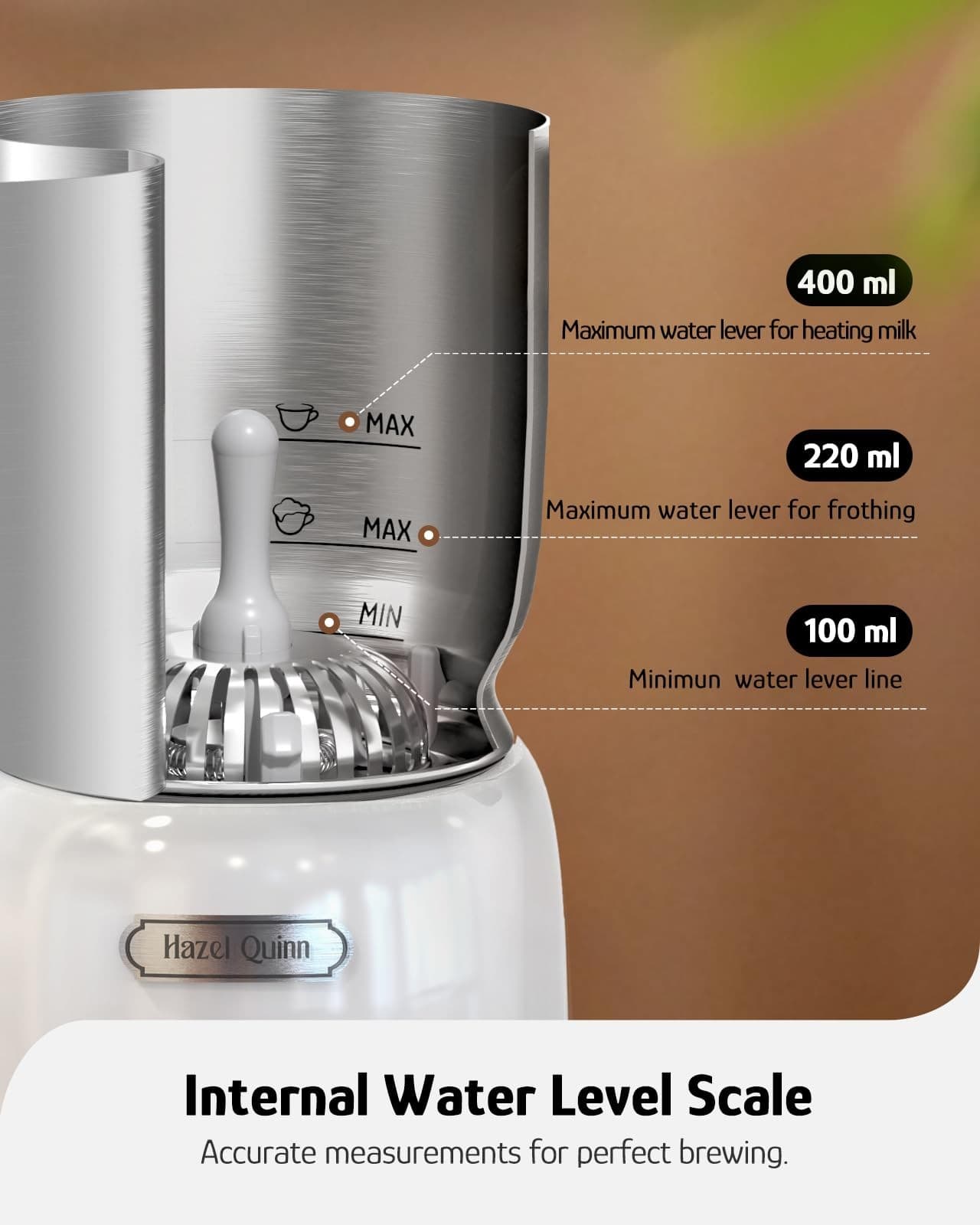 Hazel Quinn Milk Frother with Digital Display - Thumbnail 10