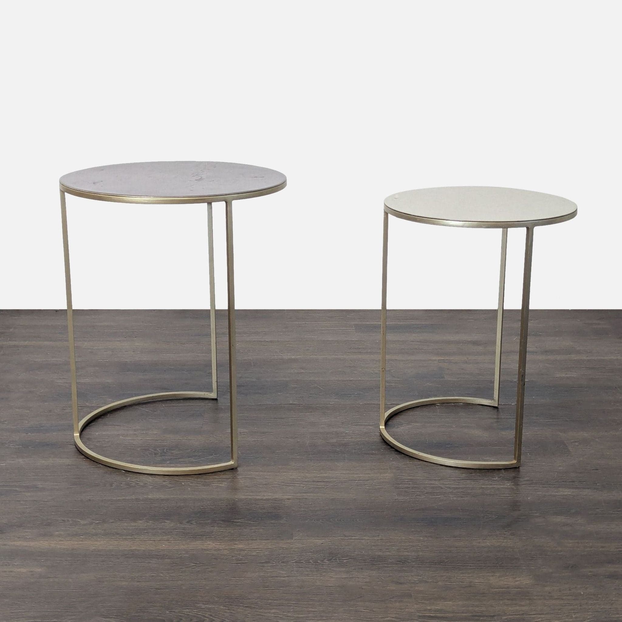 West Elm Enamel Top Nesting Tables - Thumbnail 3