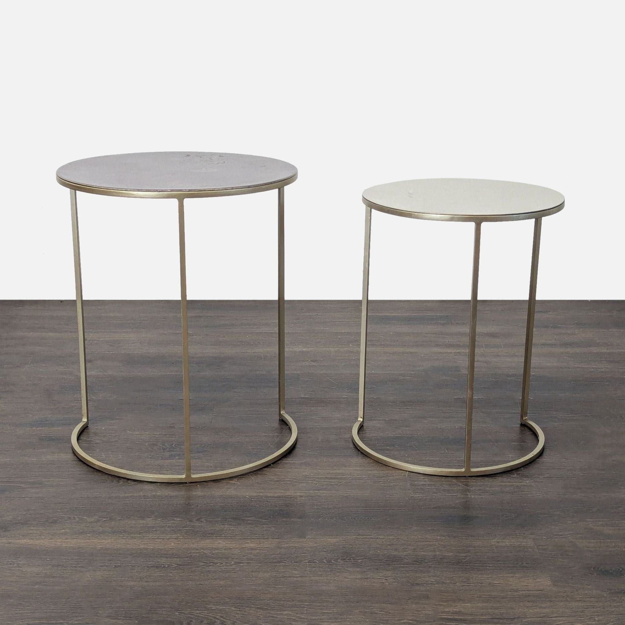 West Elm Enamel Top Nesting Tables - Thumbnail 4