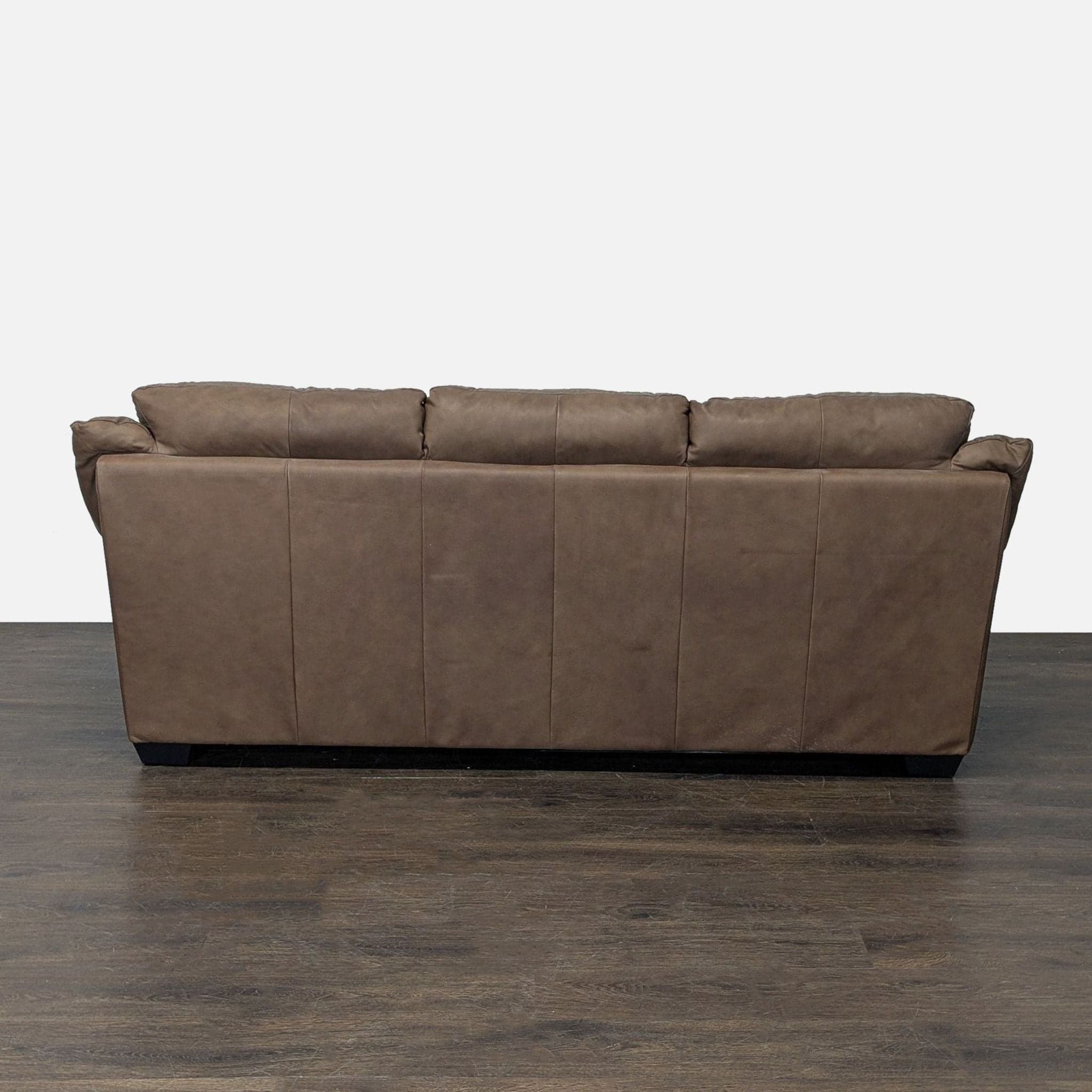 Italsofa 3-Seat Brown Leather Sofa – Comfortable and Stylish - Thumbnail 3