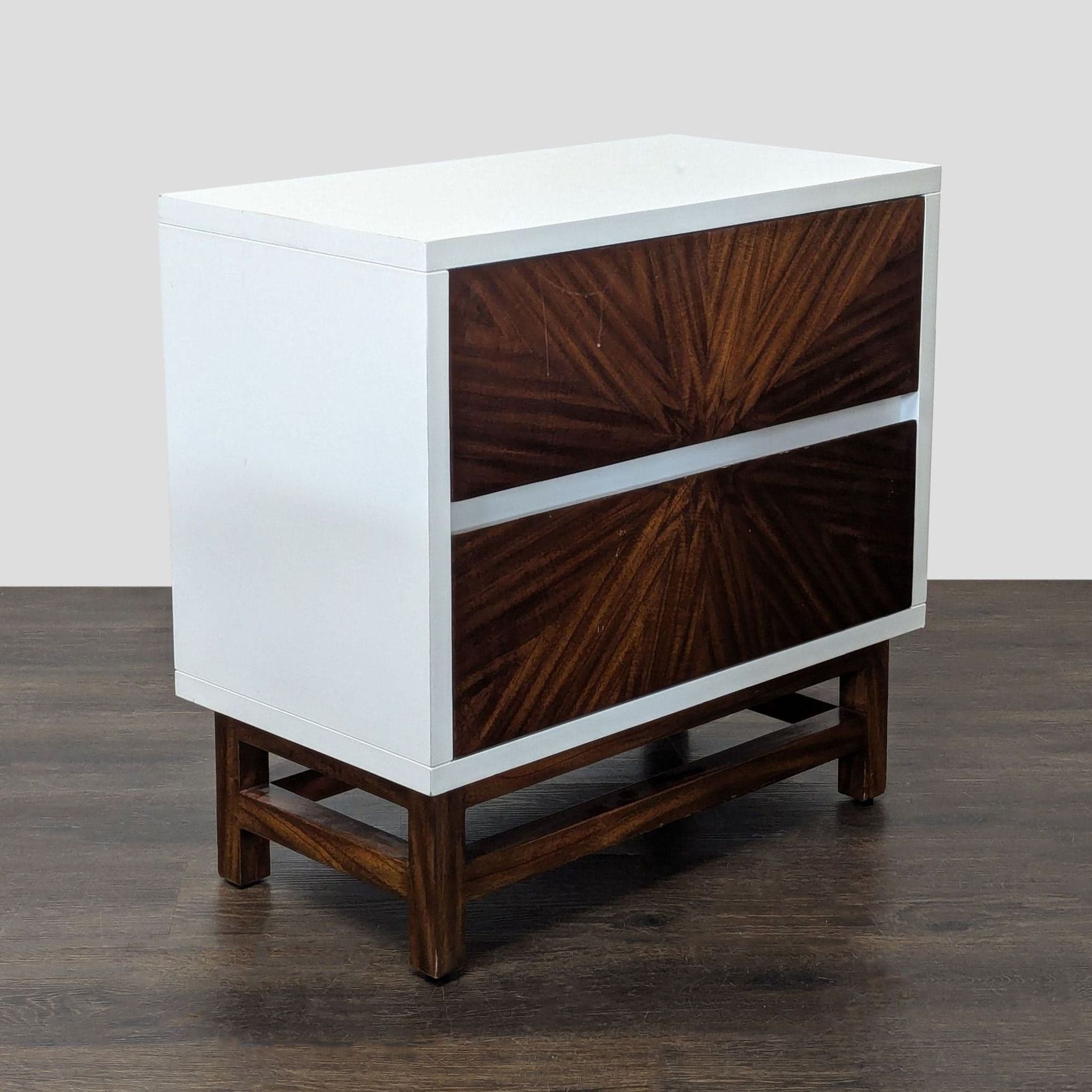 Crate & Barrel Two Drawer Nightstand - Thumbnail 3