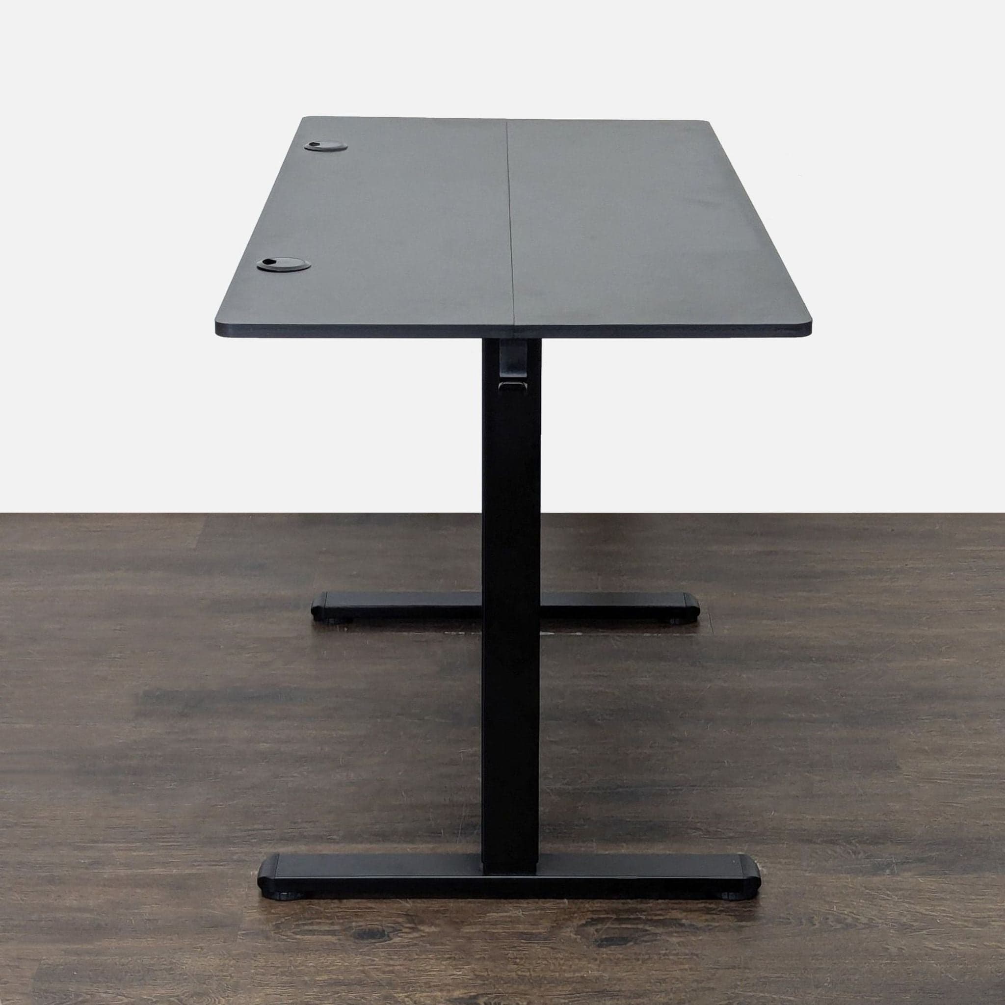 Black Electric Height Adjustable Standing Desk with Programmable Controls - Thumbnail 7