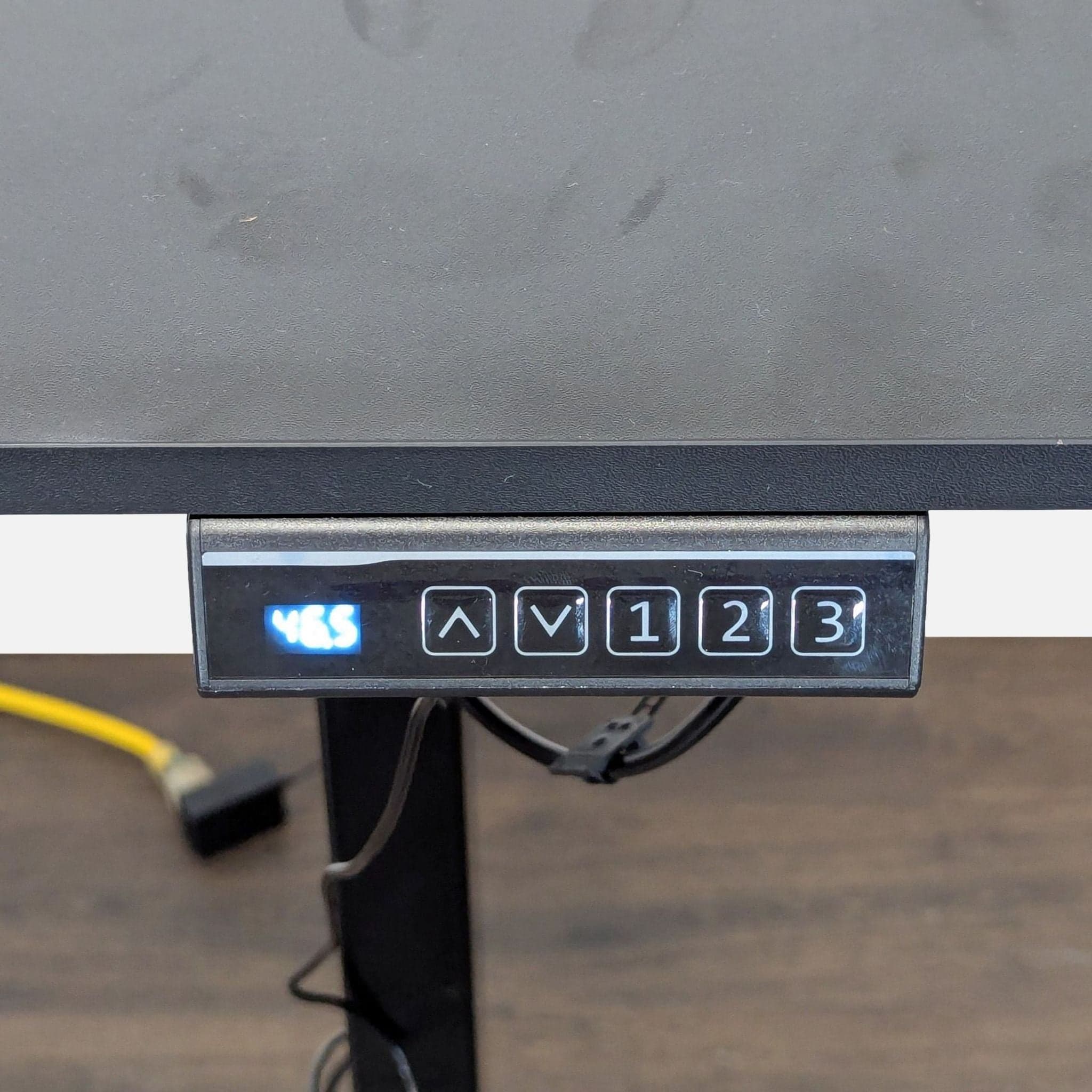 Black Electric Height Adjustable Standing Desk with Programmable Controls - Thumbnail 5