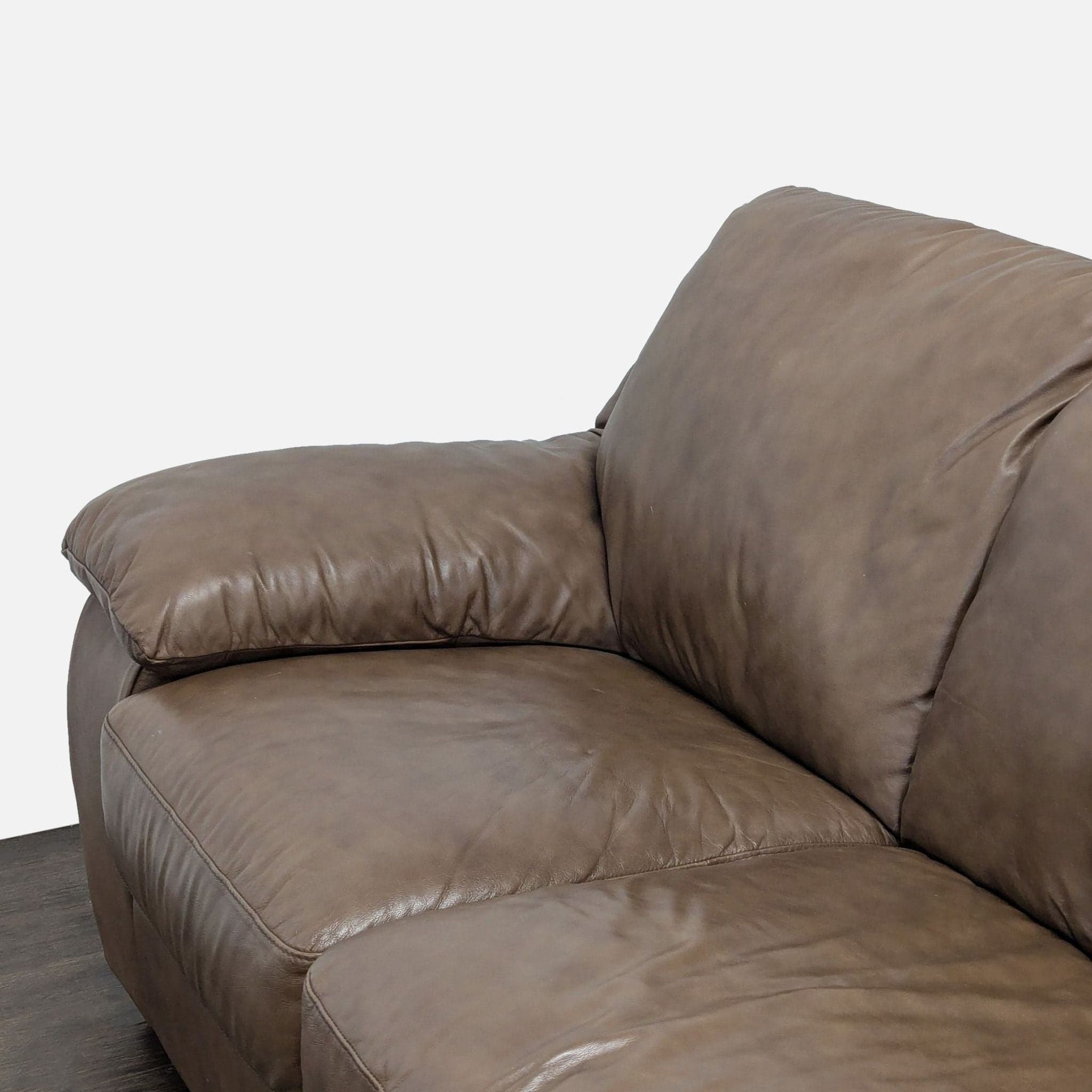 Italsofa 3-Seat Brown Leather Sofa – Comfortable and Stylish - Thumbnail 8