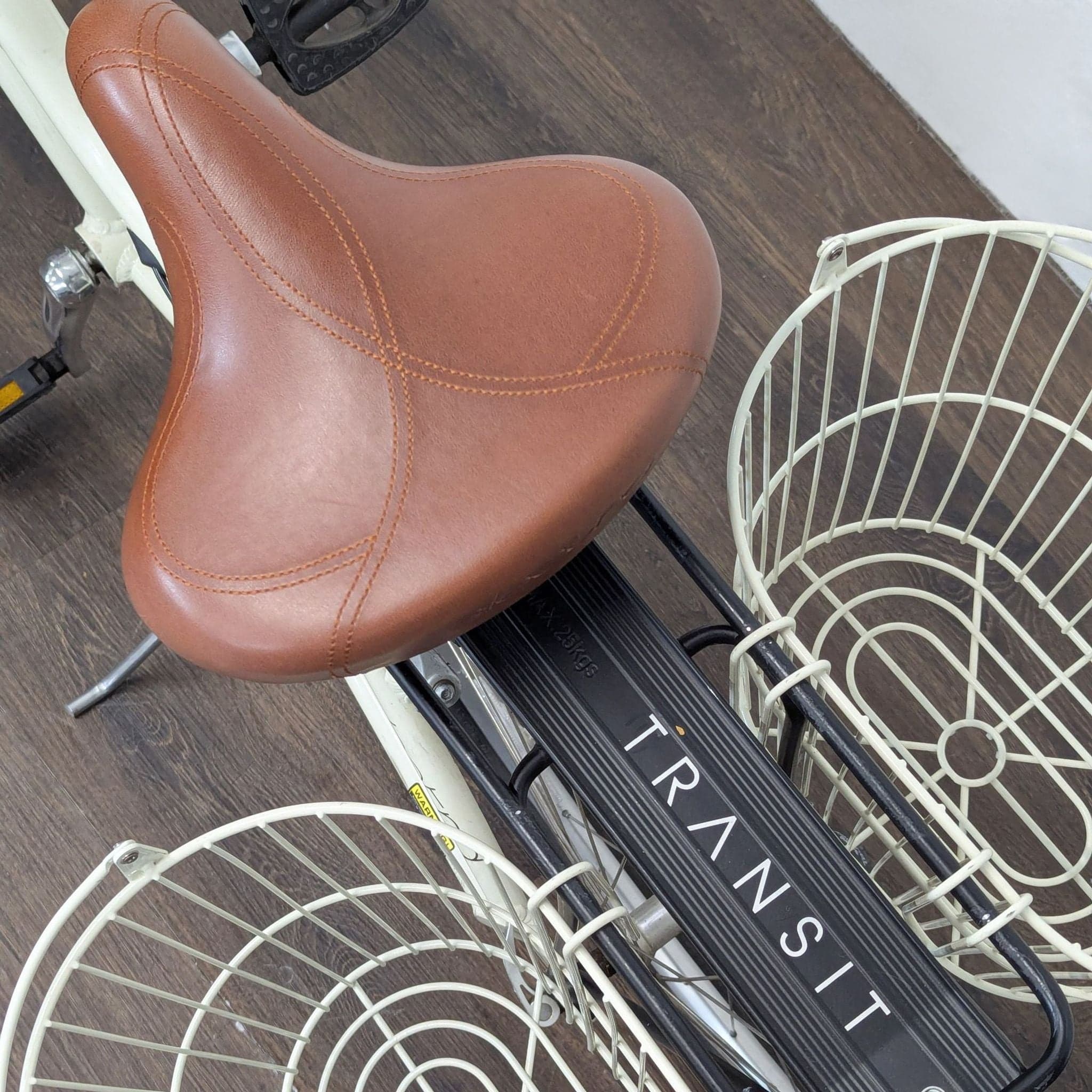 Electra Townie Step-Through Bicycle with Dual Baskets and Mirror - Thumbnail 12
