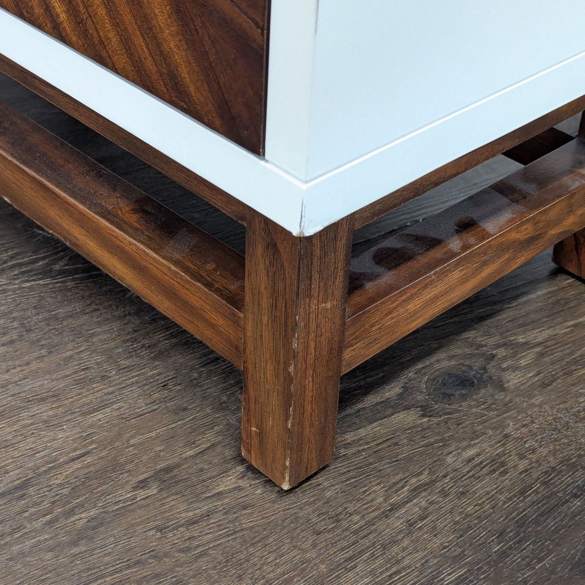 Crate & Barrel Two Drawer Nightstand - Thumbnail 9