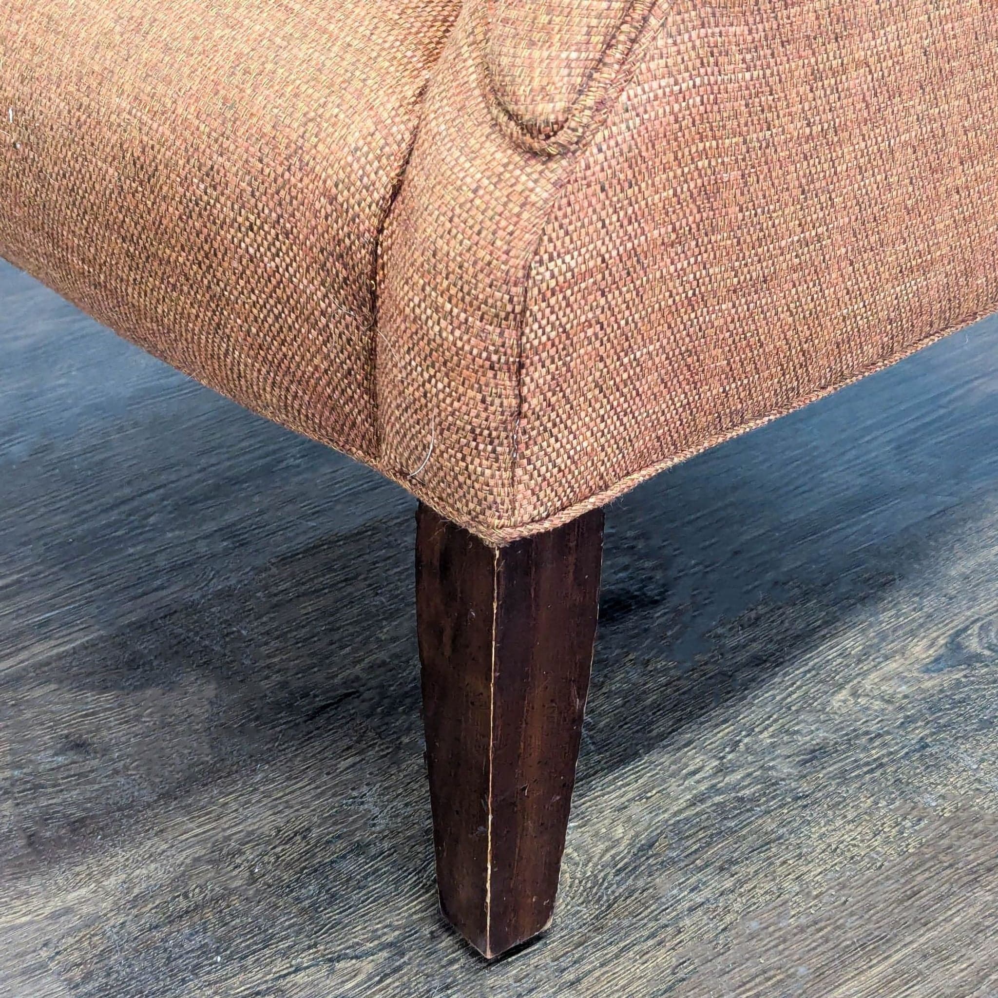 High Back Wing Lounge Chair with Rolled Arms - Thumbnail 7