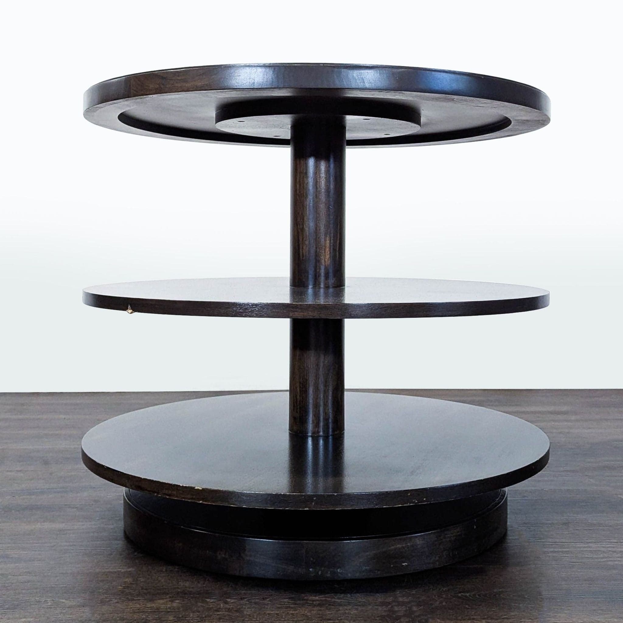 Vintage Vanguard Furniture Three Tier Side Table - Thumbnail 3
