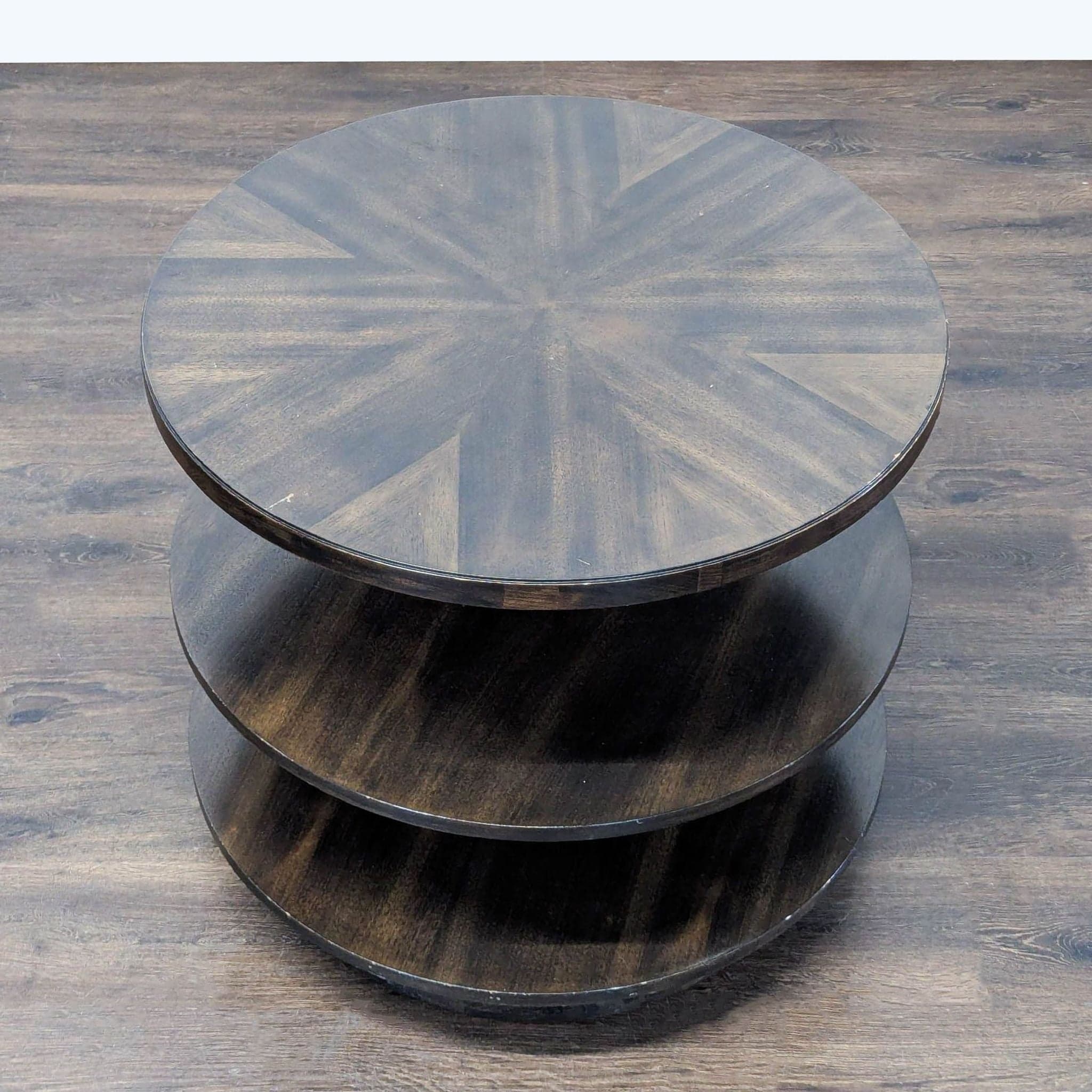 Vintage Vanguard Furniture Three Tier Side Table - Thumbnail 2