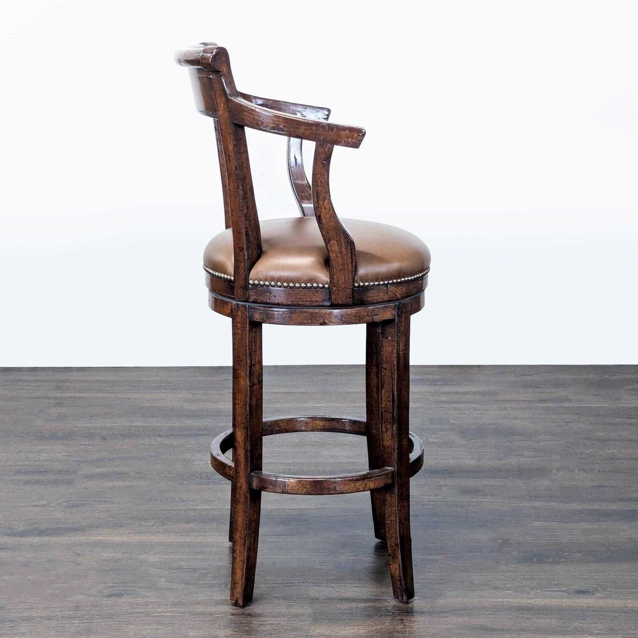Adler & Co. Swivel Bar Stool - Thumbnail 3