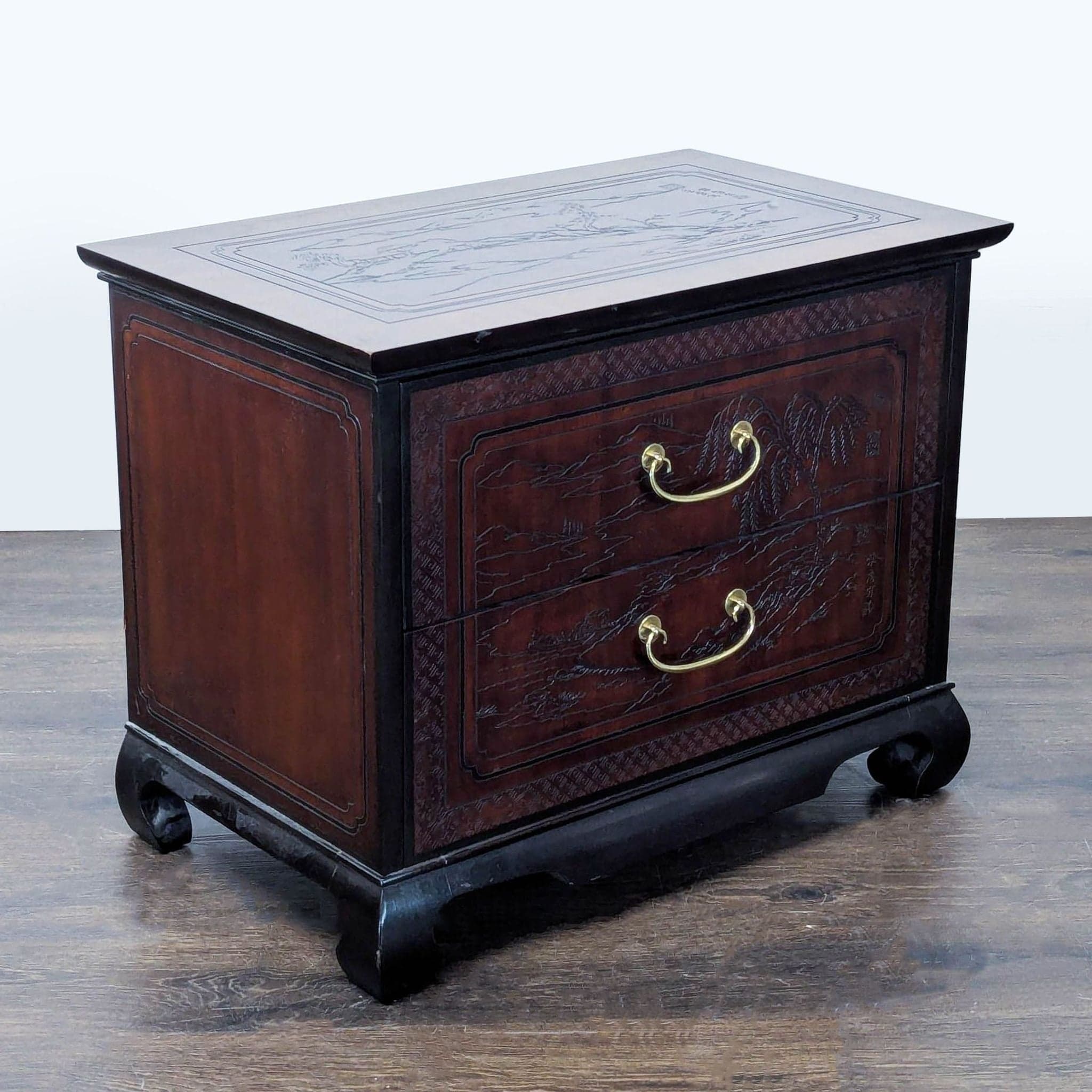 Vintage Drexel Heritage Connoisseur Nightstand - Thumbnail 4