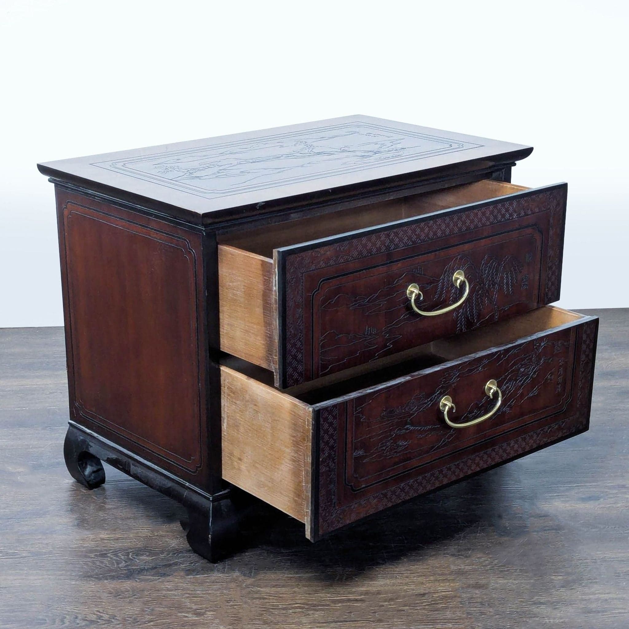 Vintage Drexel Heritage Connoisseur Nightstand - Thumbnail 2