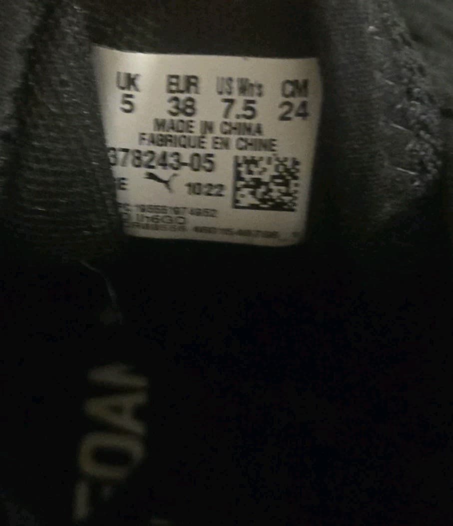 Puma Women's Star Vital Sneaker Athletic Training Shoe Black size 5 FreeShipping - Thumbnail 6