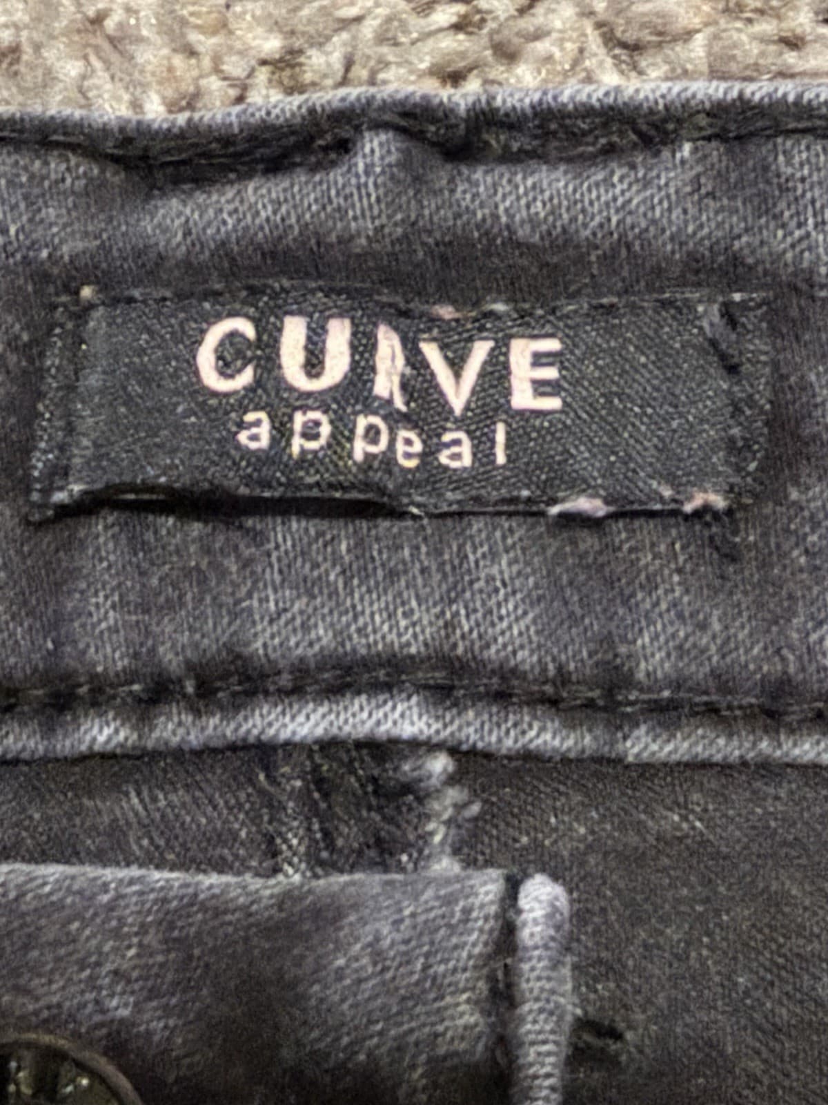Curve Appeal Women's minimalist Leggings Straight Black Denim Jeans 4/27 - Thumbnail 2