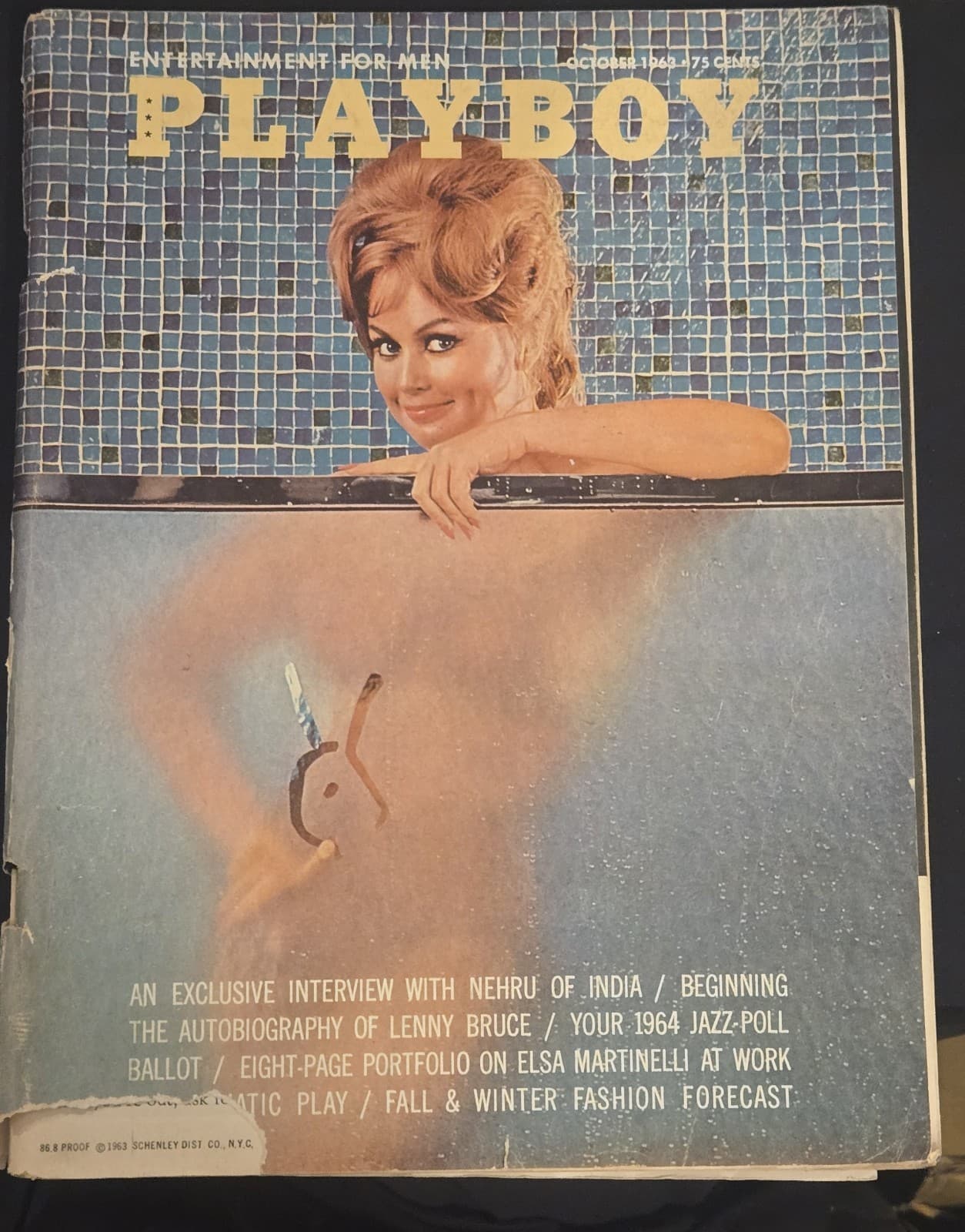 Playboy Magazine October 1963 🔥 CG Joey Thorpe 🔥 PM Victoria Valentino 🔥 C