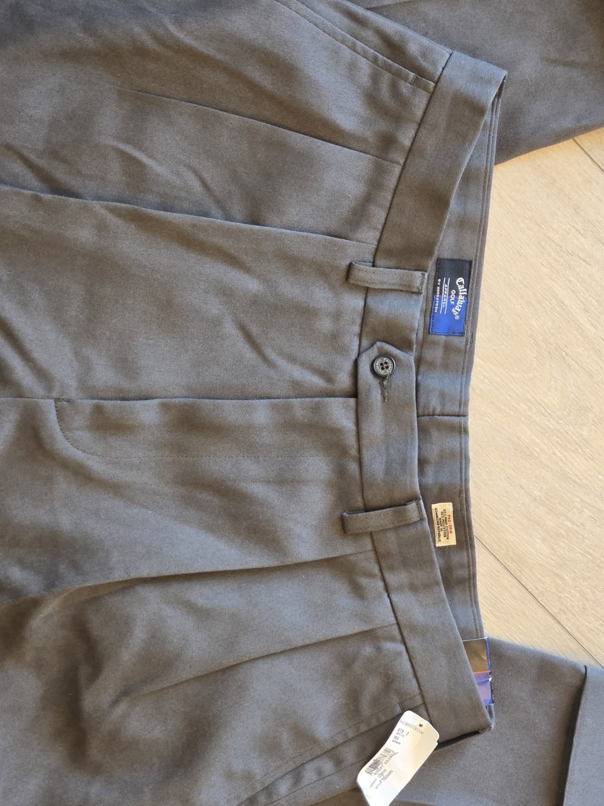 Callaway Golf Pants Mens 36x36 Brown Flat Front Performance NWT 36 36 - Thumbnail 5