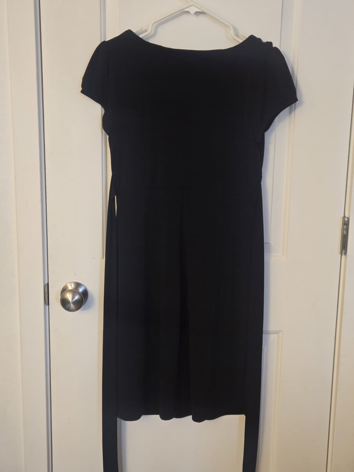 BCX Dress Women’s Medium Black Sheath Career Cocktail Made in Mexico - Thumbnail 2
