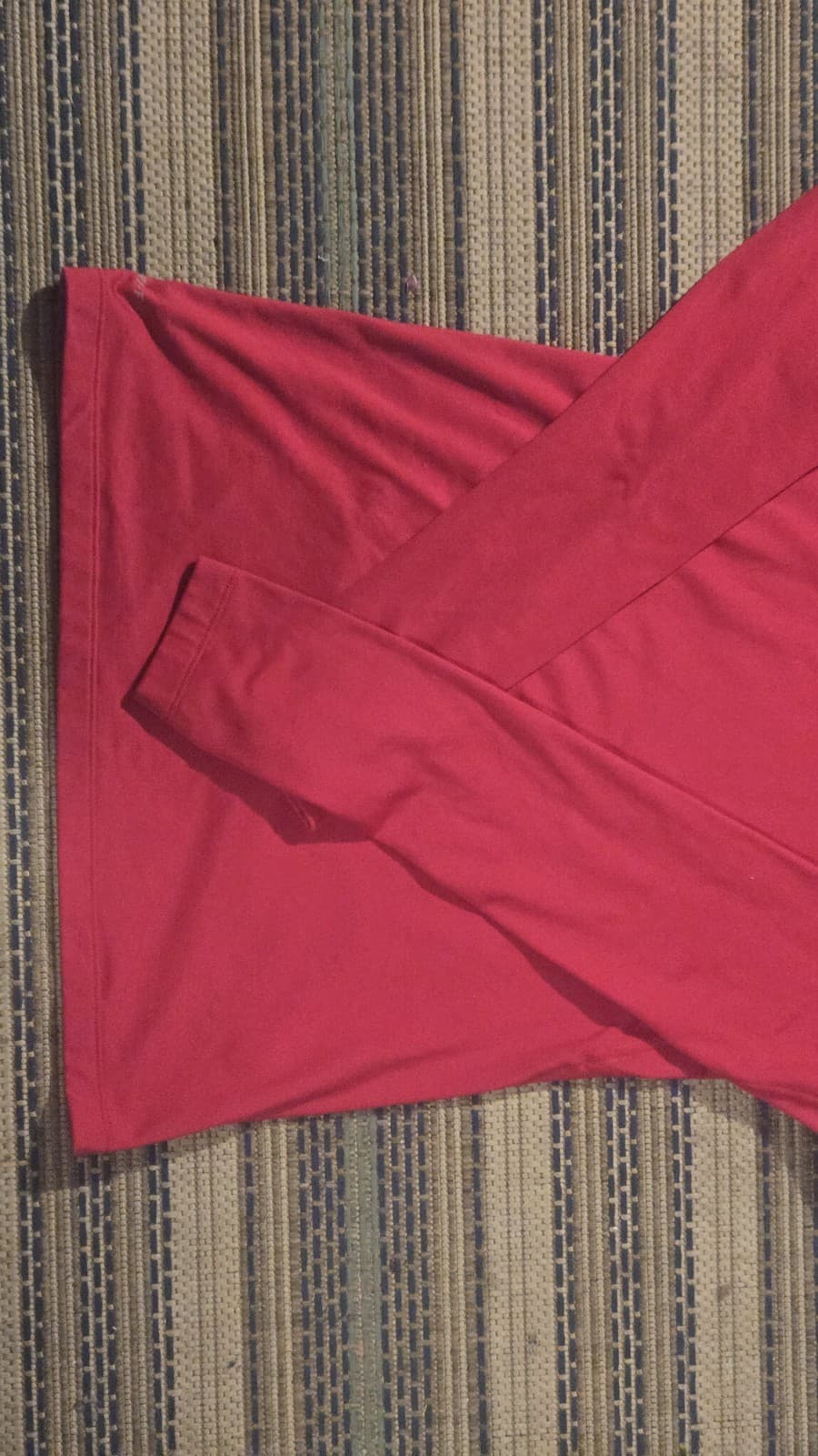 Nike Dri-Fit Fleece-Hot Pink Long Sleeve Tee - Size L - Thumbnail 5