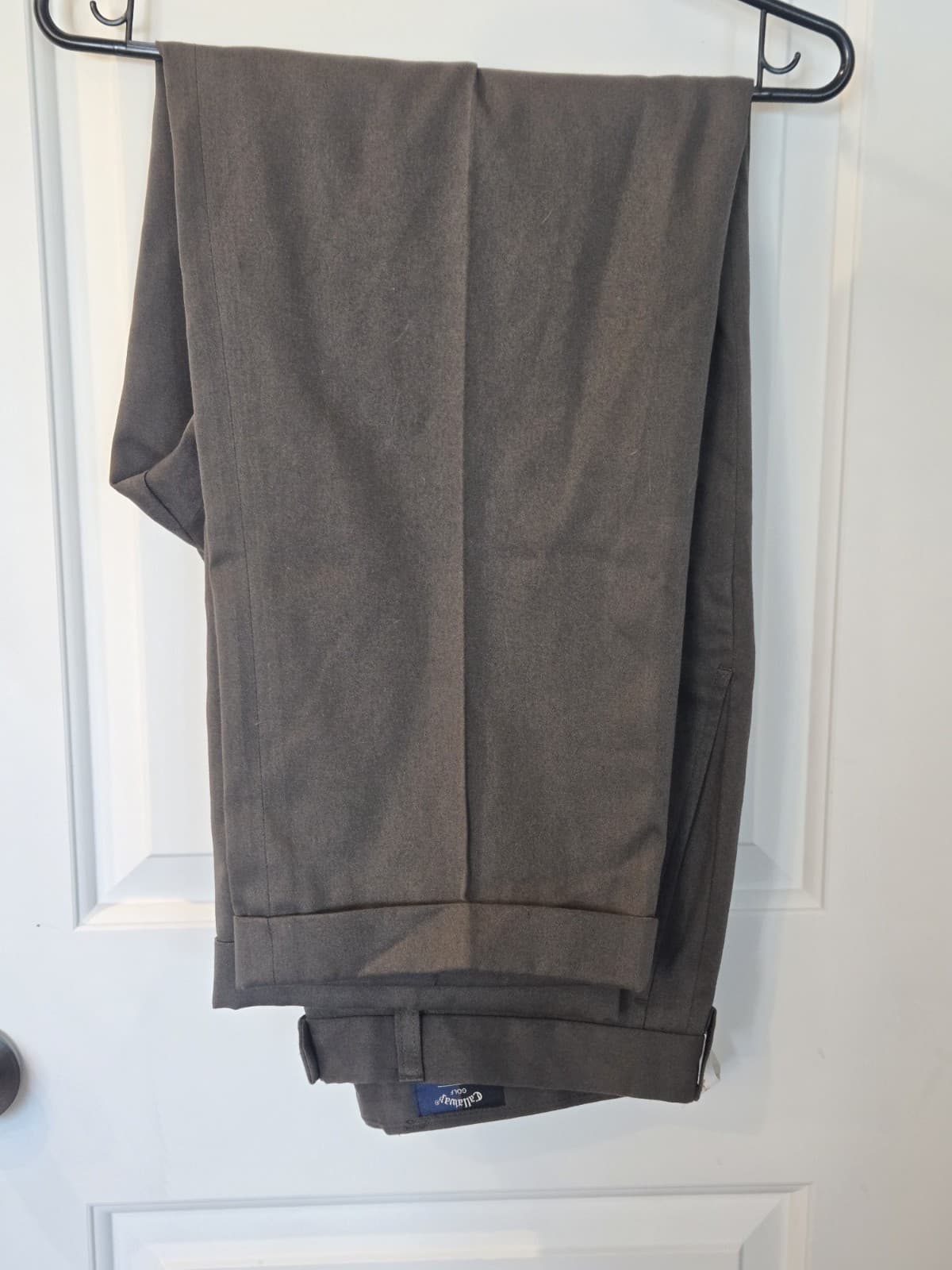 Callaway Golf Pants Mens 36x36 Brown Flat Front Performance NWT 36 36 - Thumbnail 9