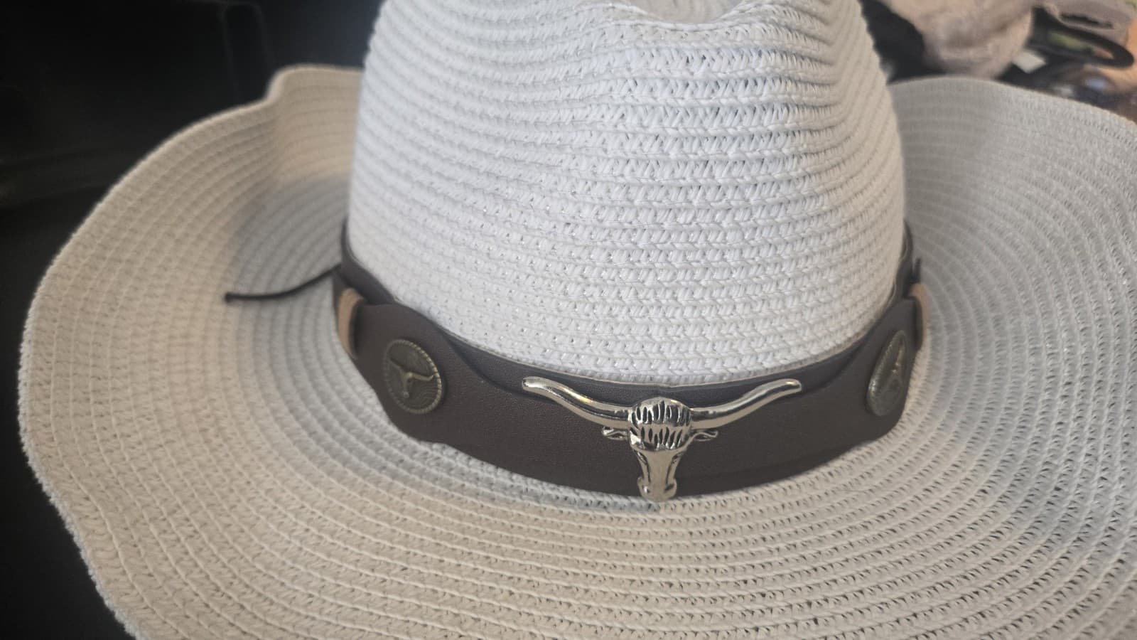 Unisex Cowboy Straw Hat Men Women Western Outdoor Travel Beach Sun Hollow - Thumbnail 6