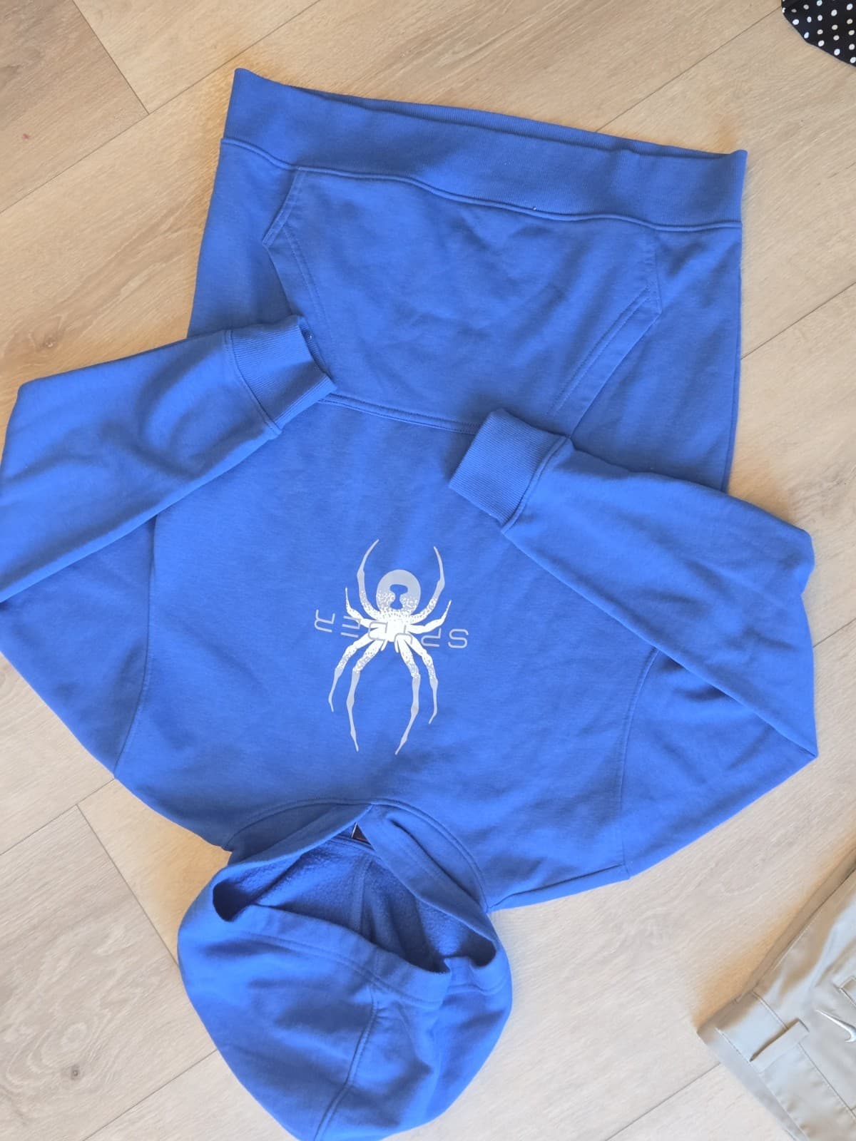 Spyder Boys Youth Pullover Hoodie Blue Graphic Logo Sweatshirt - Thumbnail 12