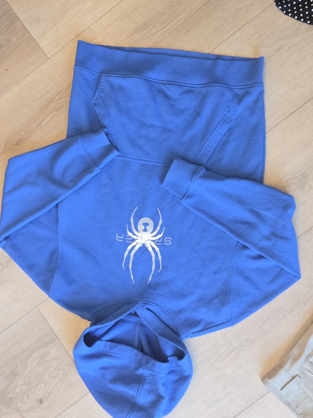 Spyder Boys Youth Pullover Hoodie Blue Graphic Logo Sweatshirt - Thumbnail 13