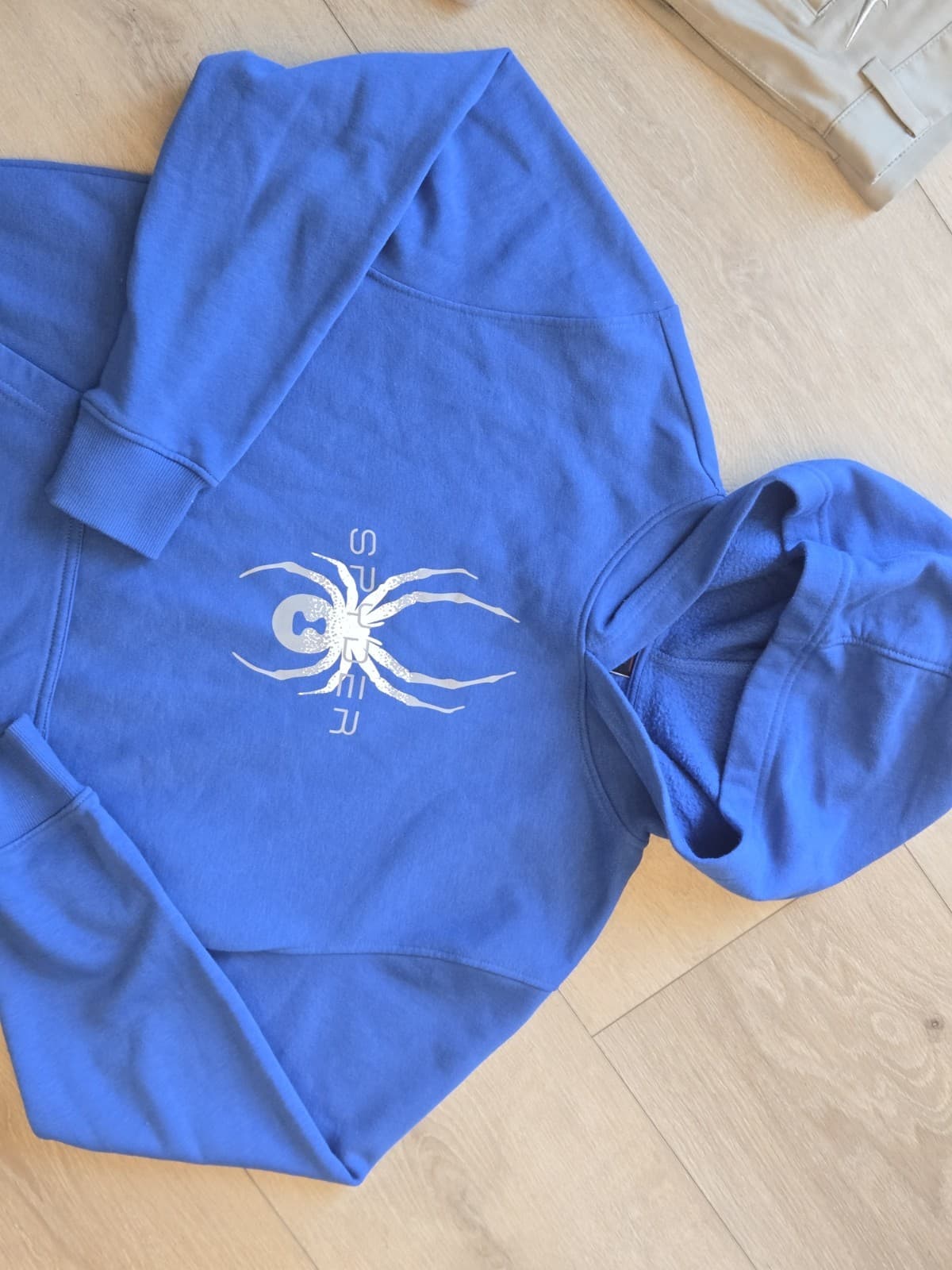 Spyder Boys Youth Pullover Hoodie Blue Graphic Logo Sweatshirt - Thumbnail 10