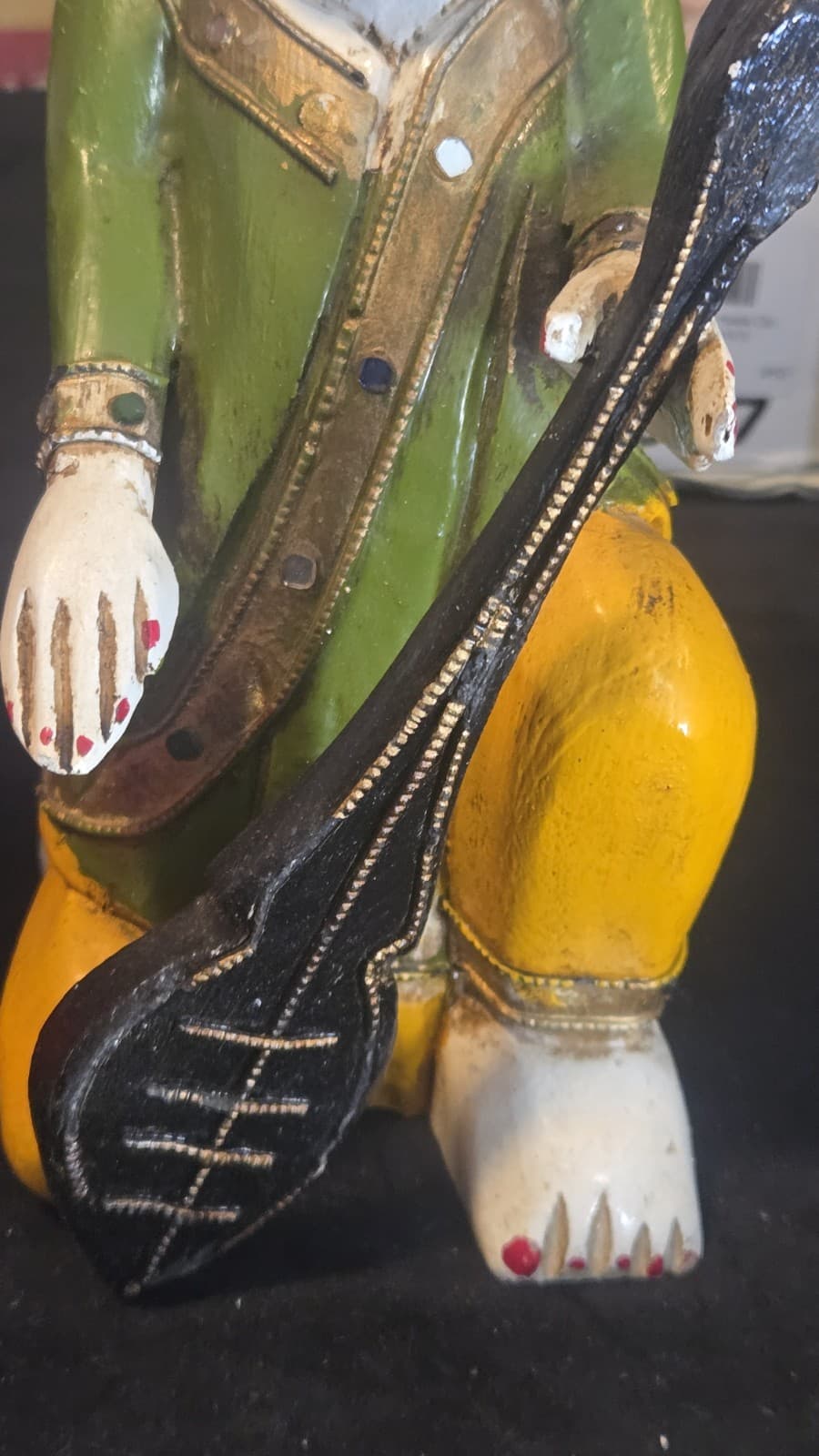 Vintage Hand painted Foreign Sculptures - Thumbnail 5