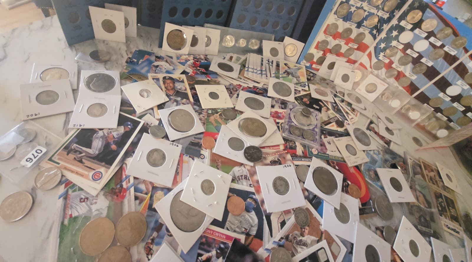 Estate Coin Lot 6 Mixed Coins Vintage Modern Wheat Indian Buffalo Silver... - Thumbnail 2