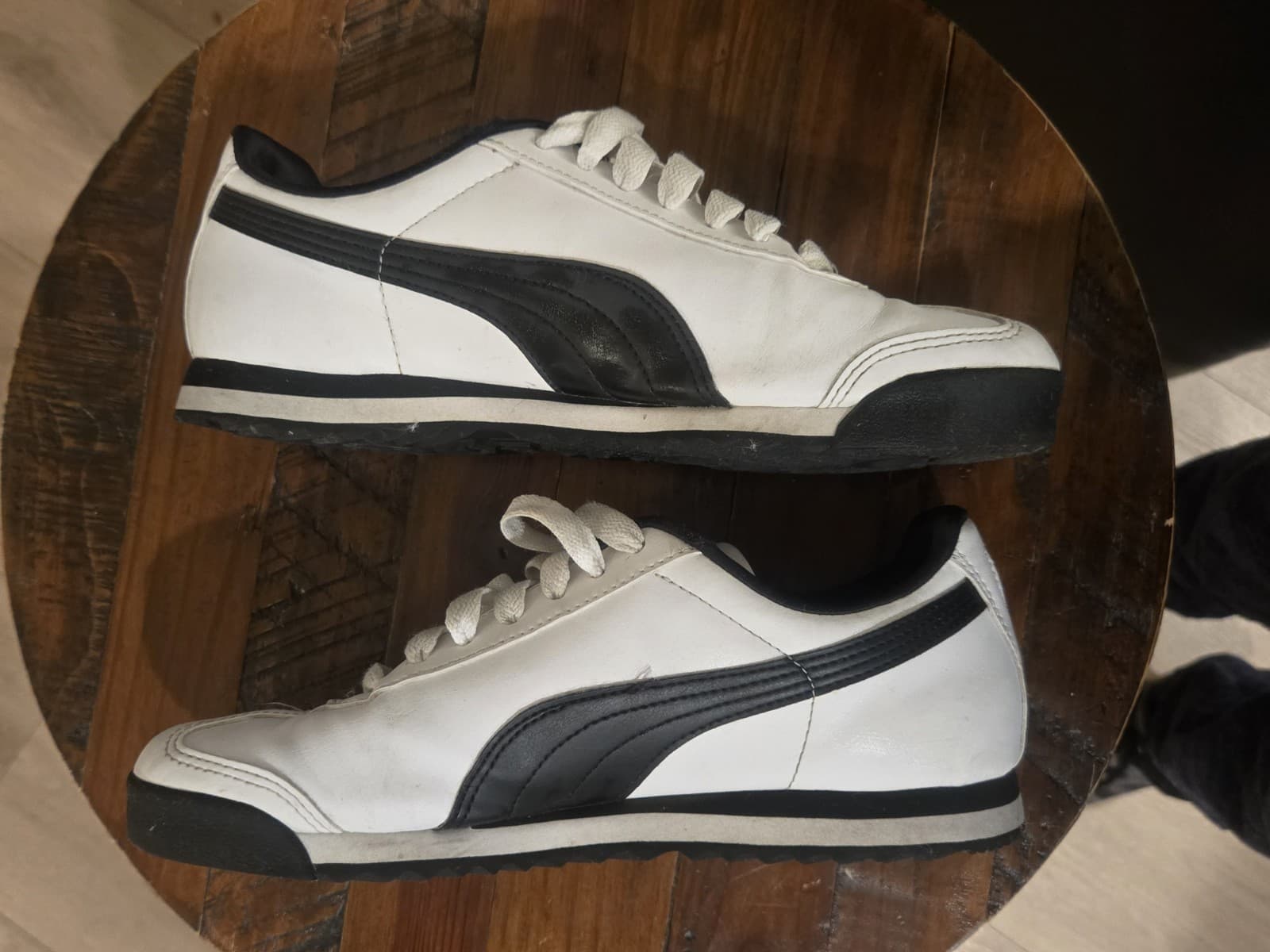 Size 3.5 - Puma Roma 24 White Black - Thumbnail 10