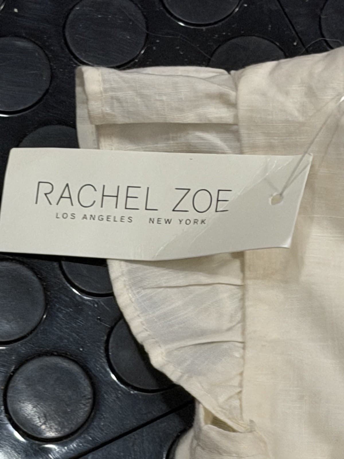 Rachel Zoe Girl's Embroidered Pinafore Cotton Cute Dress size 12m - Thumbnail 3