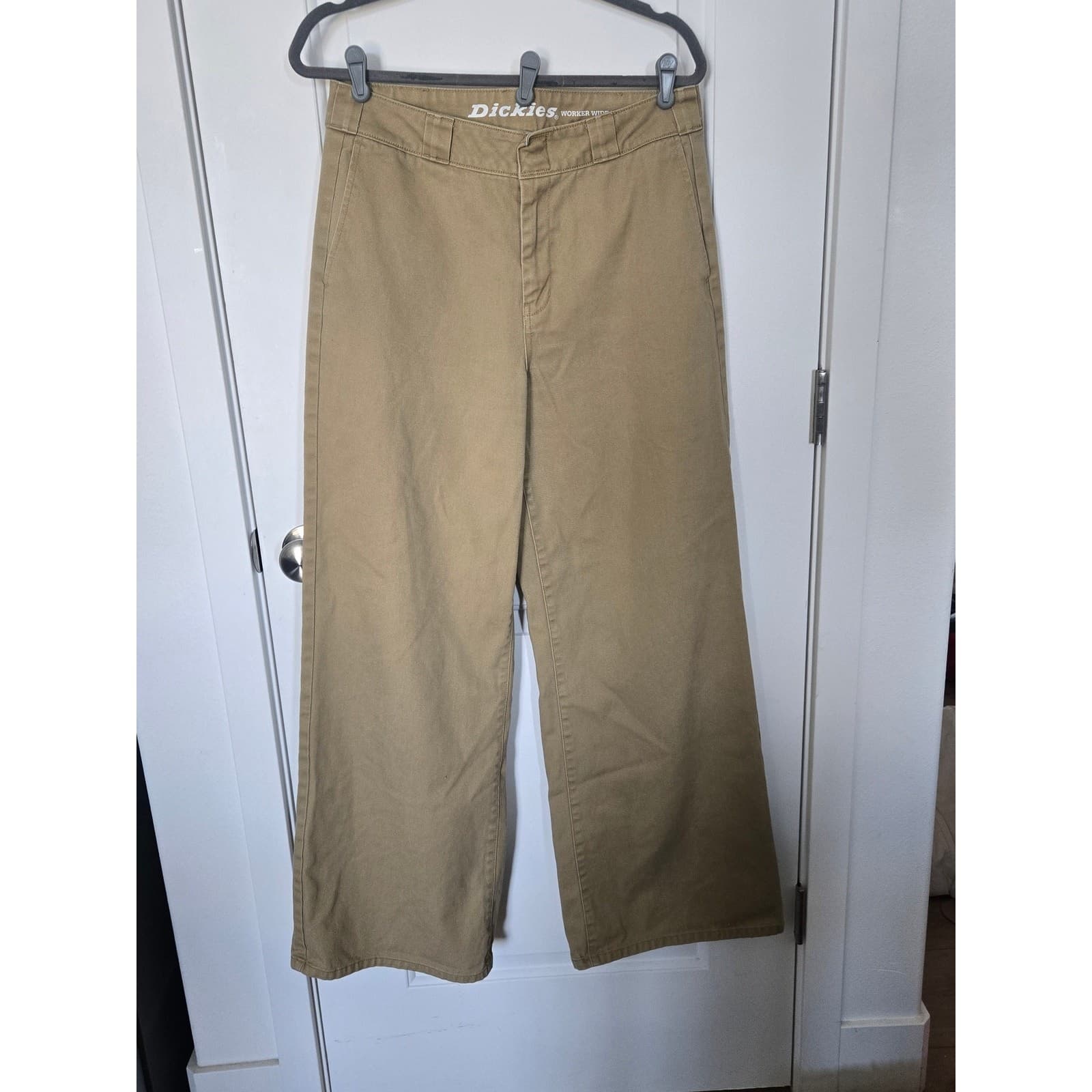 Dickies Worker Wide Leg Skater Pants Tan Khaki Size 11/30 - Thumbnail 12