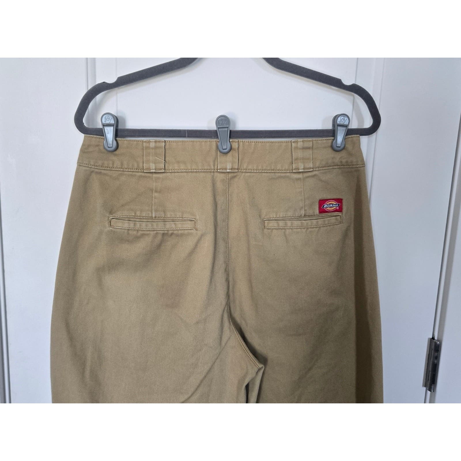 Dickies Worker Wide Leg Skater Pants Tan Khaki Size 11/30 - Thumbnail 14