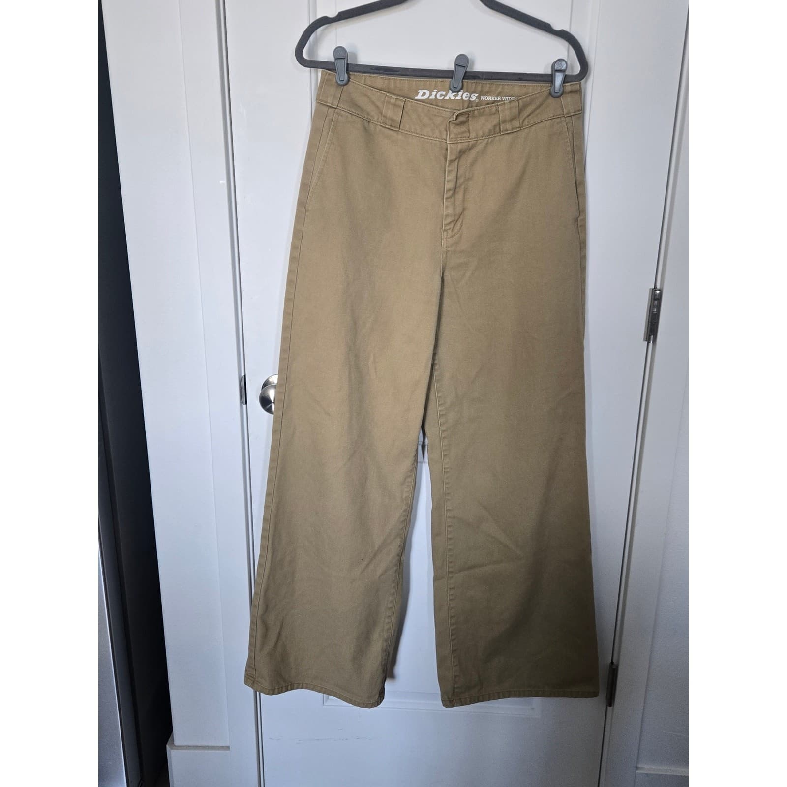 Dickies Worker Wide Leg Skater Pants Tan Khaki Size 11/30 - Thumbnail 11