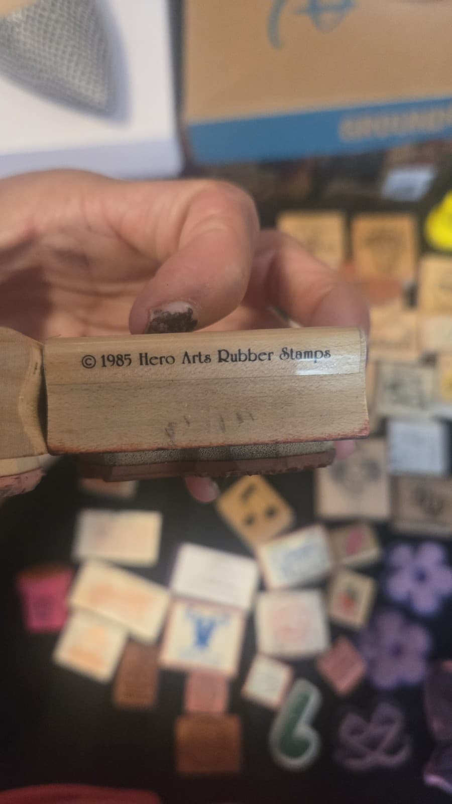 Vintage Teacher Rubber Stamp Lot 1980s 1990s Hero Arts Carson Dellosa Classroom - Thumbnail 12