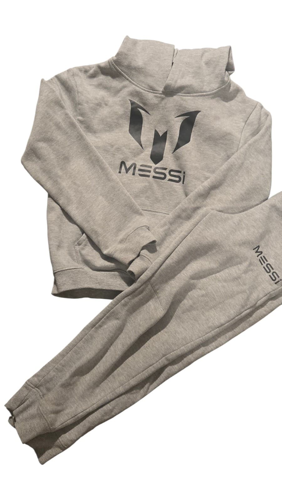 MESSi Kids Gray Hoodie & Jogger Set - Messi 10 - Thumbnail 4