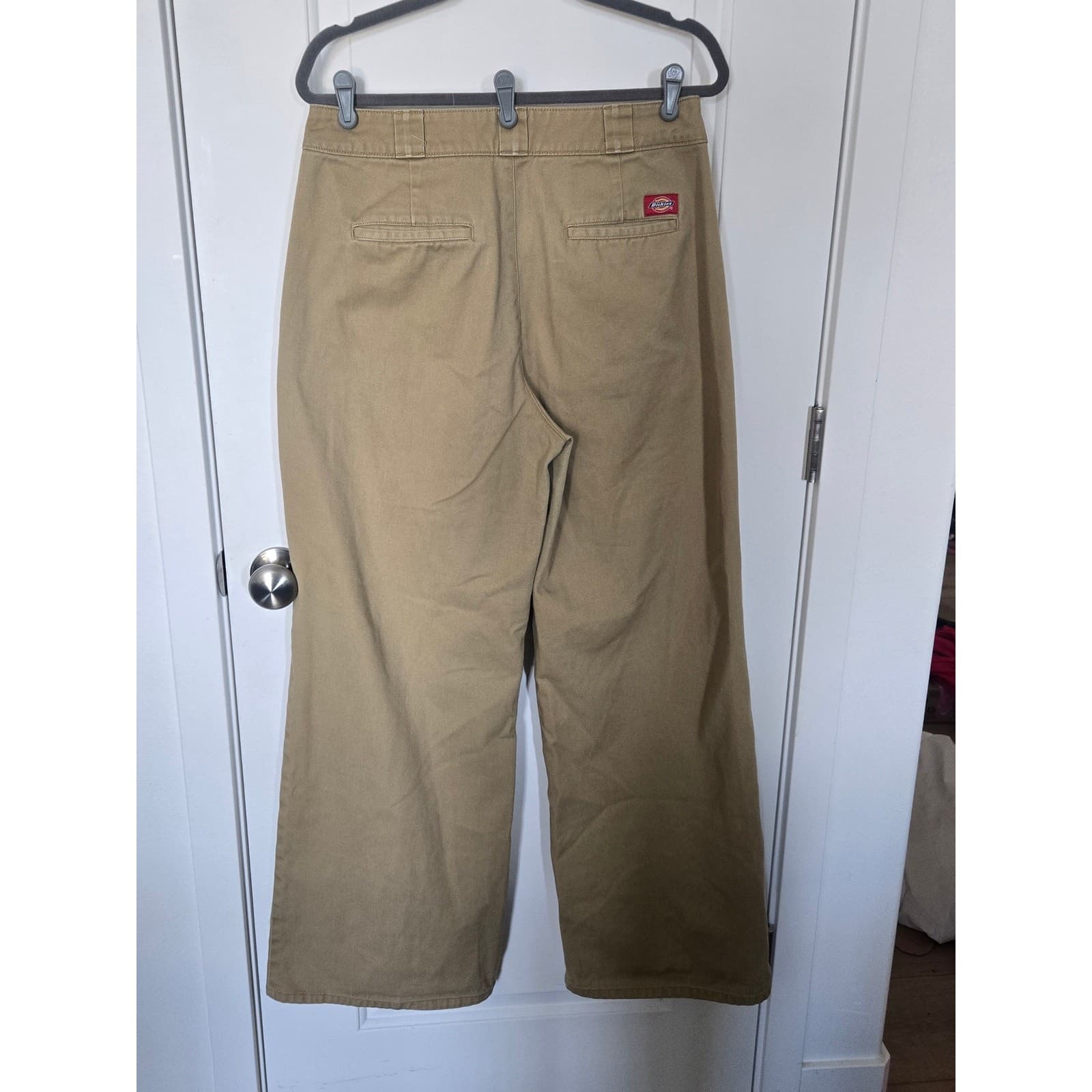Dickies Worker Wide Leg Skater Pants Tan Khaki Size 11/30 - Thumbnail 13