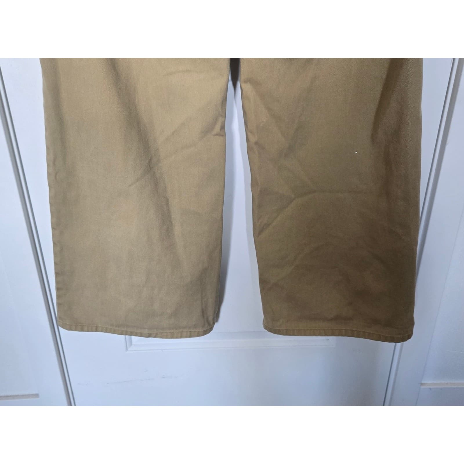 Dickies Worker Wide Leg Skater Pants Tan Khaki Size 11/30 - Thumbnail 15