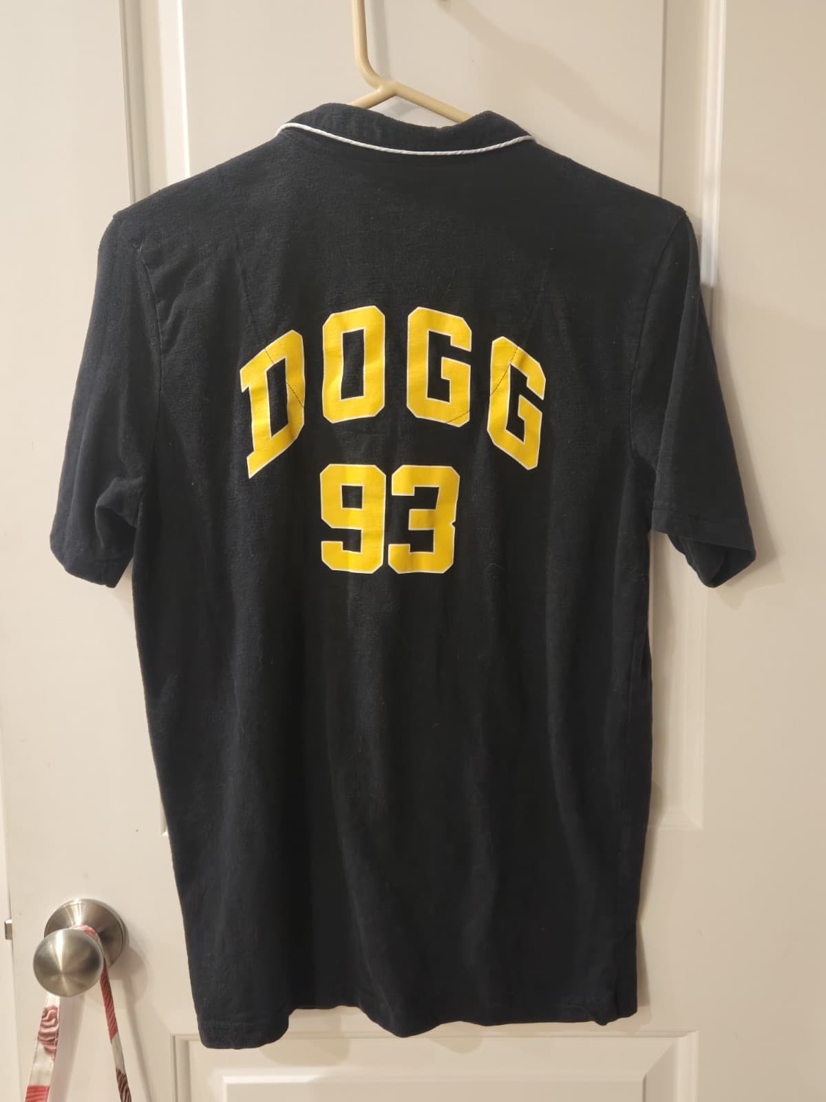 Dogg Supply by Snoop Dogg Button Up Shirt Black Pajama Style Bandana Lined Small - Thumbnail 5