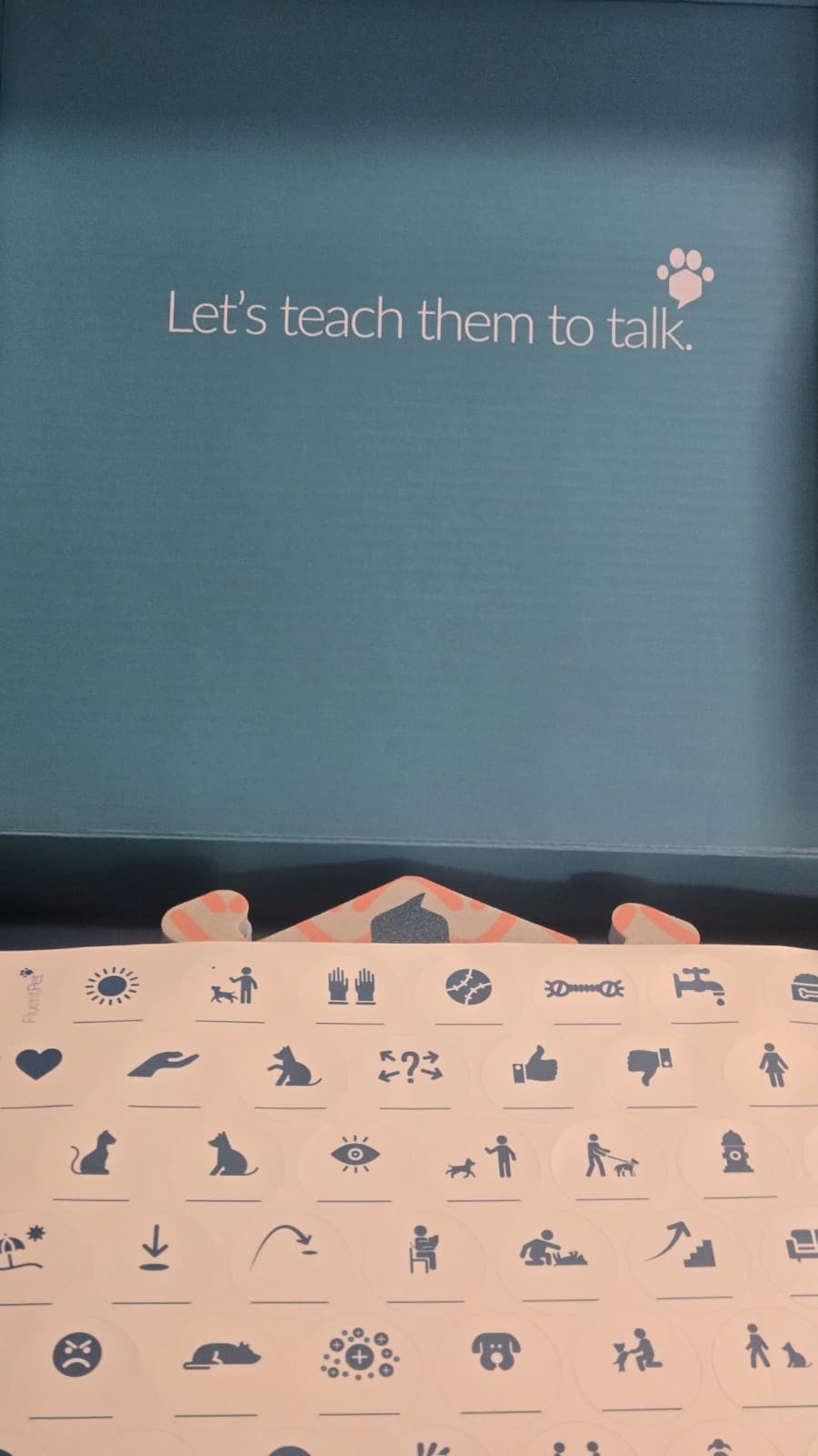 Fluent Pet Tester Kit 2 Sound Buttons 2 Hextiles Talking Dog Cat FluentPet - Thumbnail 4