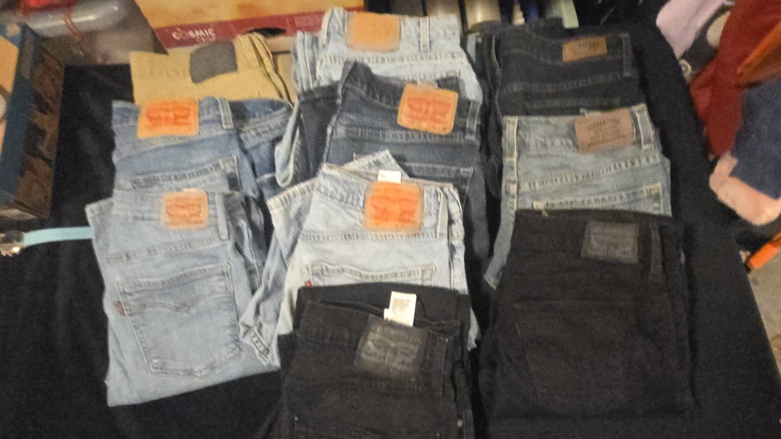 Levi’s Jeans Wholesale Lot of 10 Reseller Denim Bundle Mixed Sizes Men Women - Thumbnail 4