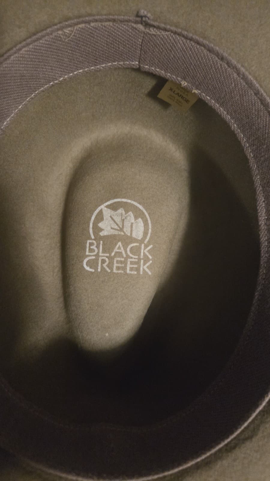 Black Creek Men's Putty Crushable Felt Western Fashion Hat - Thumbnail 9