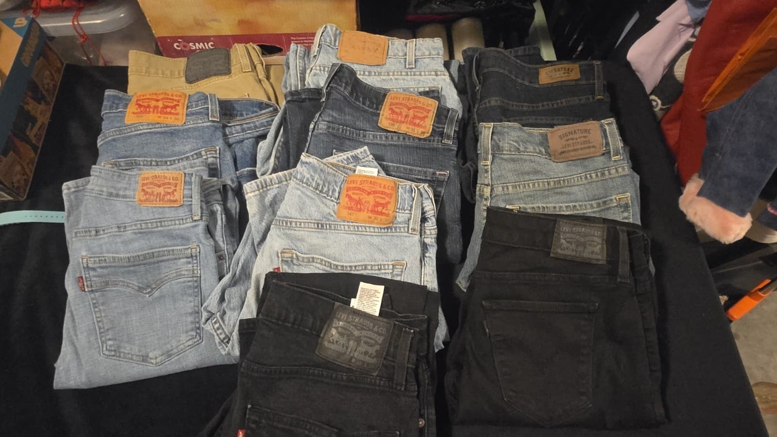 Levi’s Jeans Wholesale Lot of 10 Reseller Denim Bundle Mixed Sizes Men Women - Thumbnail 2
