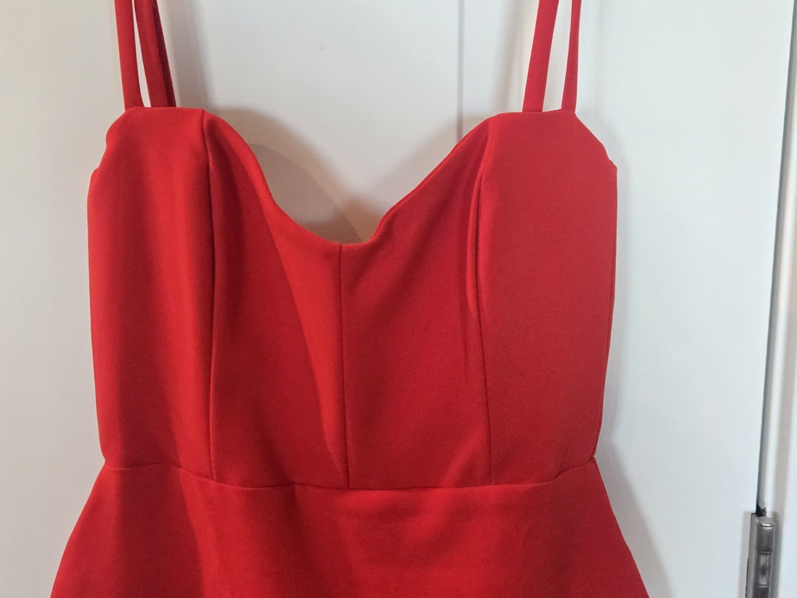 Nookie Red Bodycon Midi Dress – Size XS - Thumbnail 4