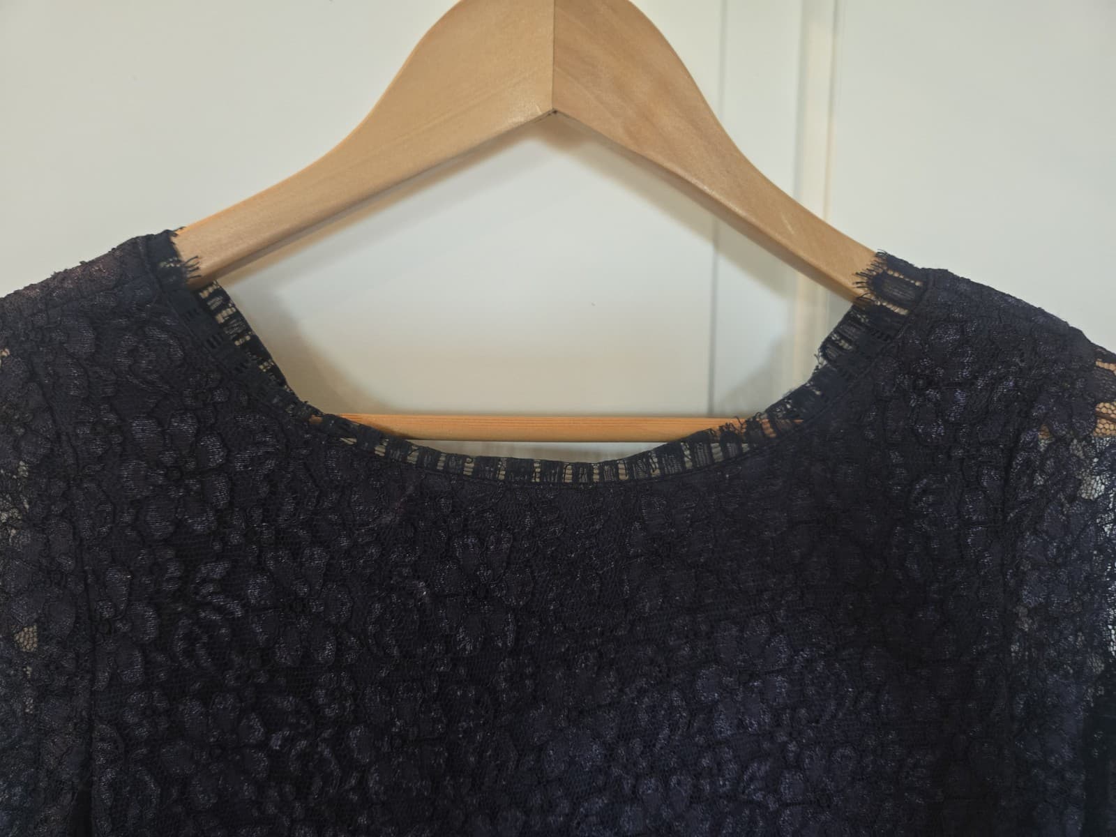 THML Navy Lace Dress Description (Size Small) - Thumbnail 7