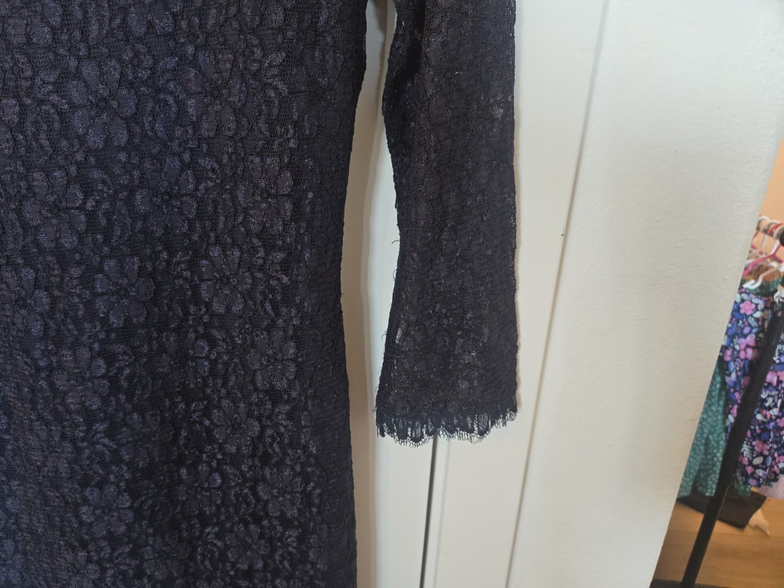 THML Navy Lace Dress Description (Size Small) - Thumbnail 5